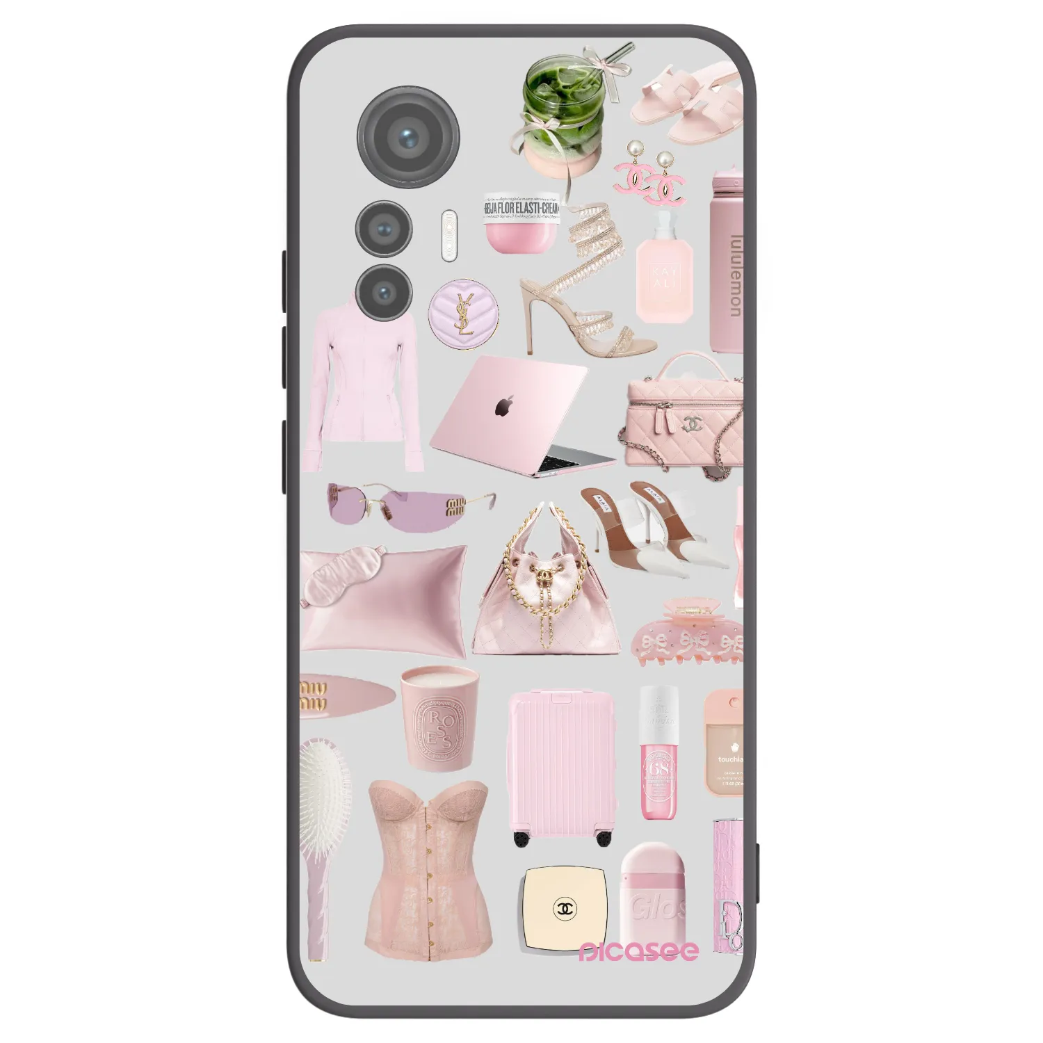 Picasee silikonowe czarne etui na Xiaomi 12 Lite - Glam Babe