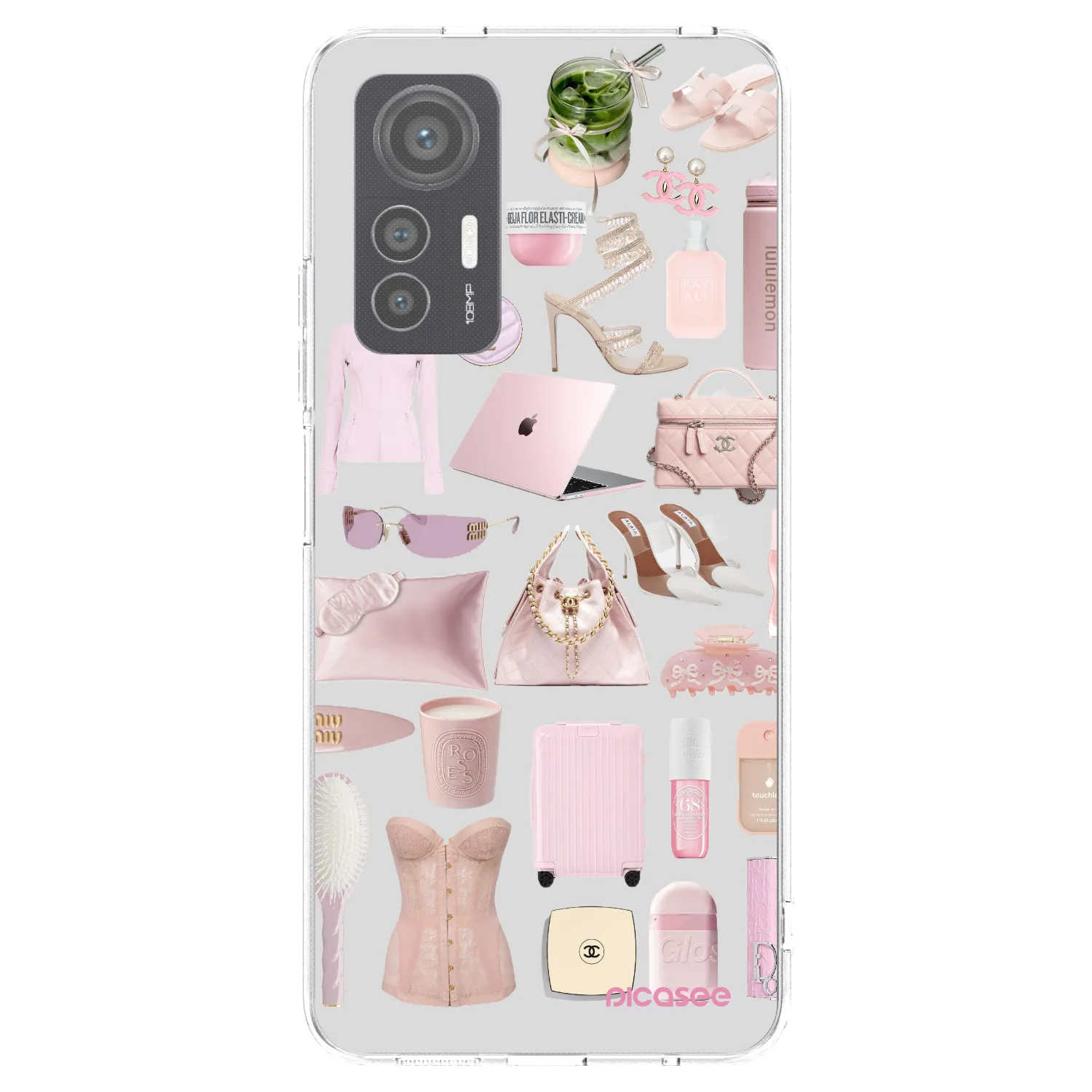 Picasee silikonowe przeźroczyste etui na Xiaomi 12 Lite - Glam Babe