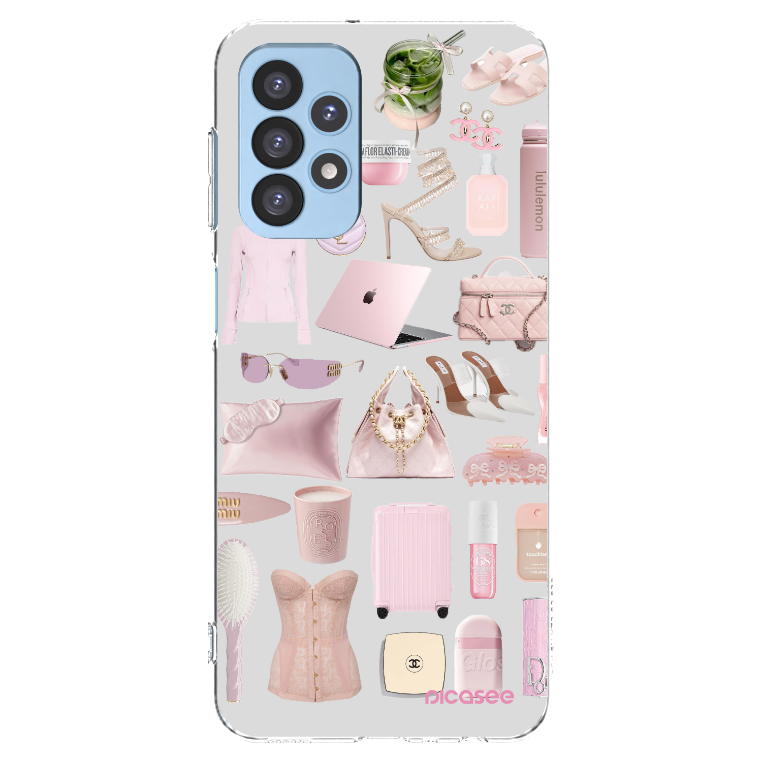 Picasee silikonowe przeźroczyste etui na Samsung Galaxy A23 A235F 4G - Glam Babe