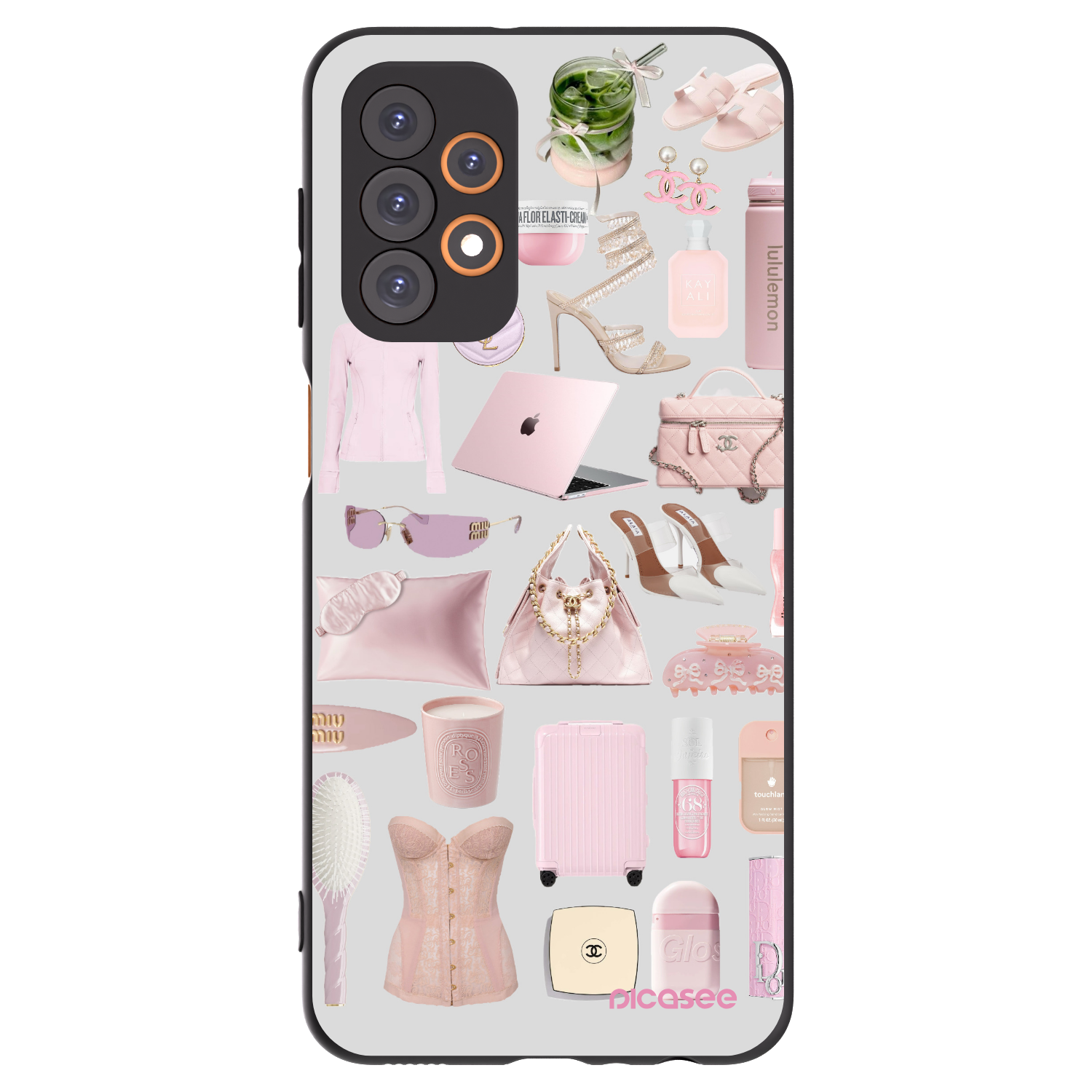 Picasee silikonowe czarne etui na Samsung Galaxy A23 A236B 5G - Glam Babe