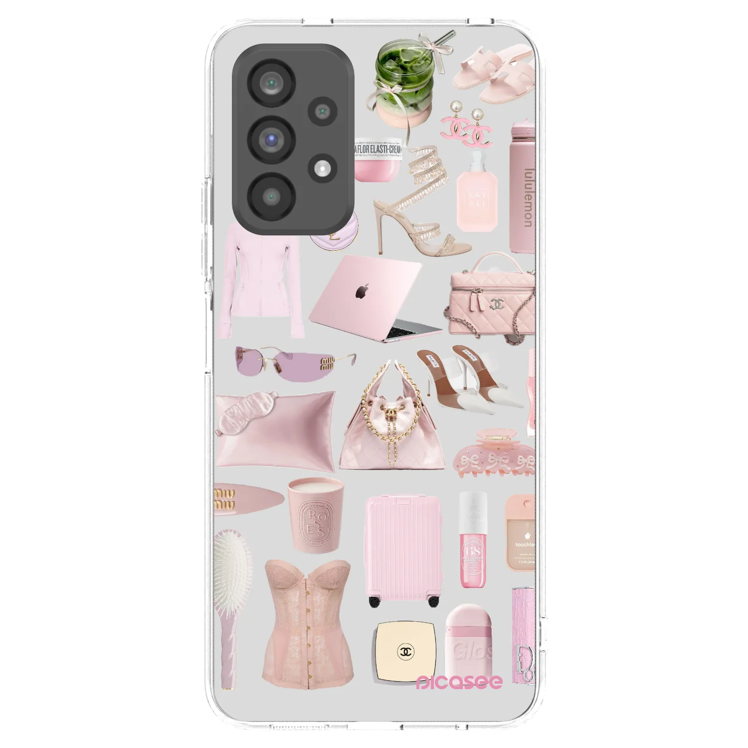 Picasee silikonowe przeźroczyste etui na Samsung Galaxy A73 5G - Glam Babe