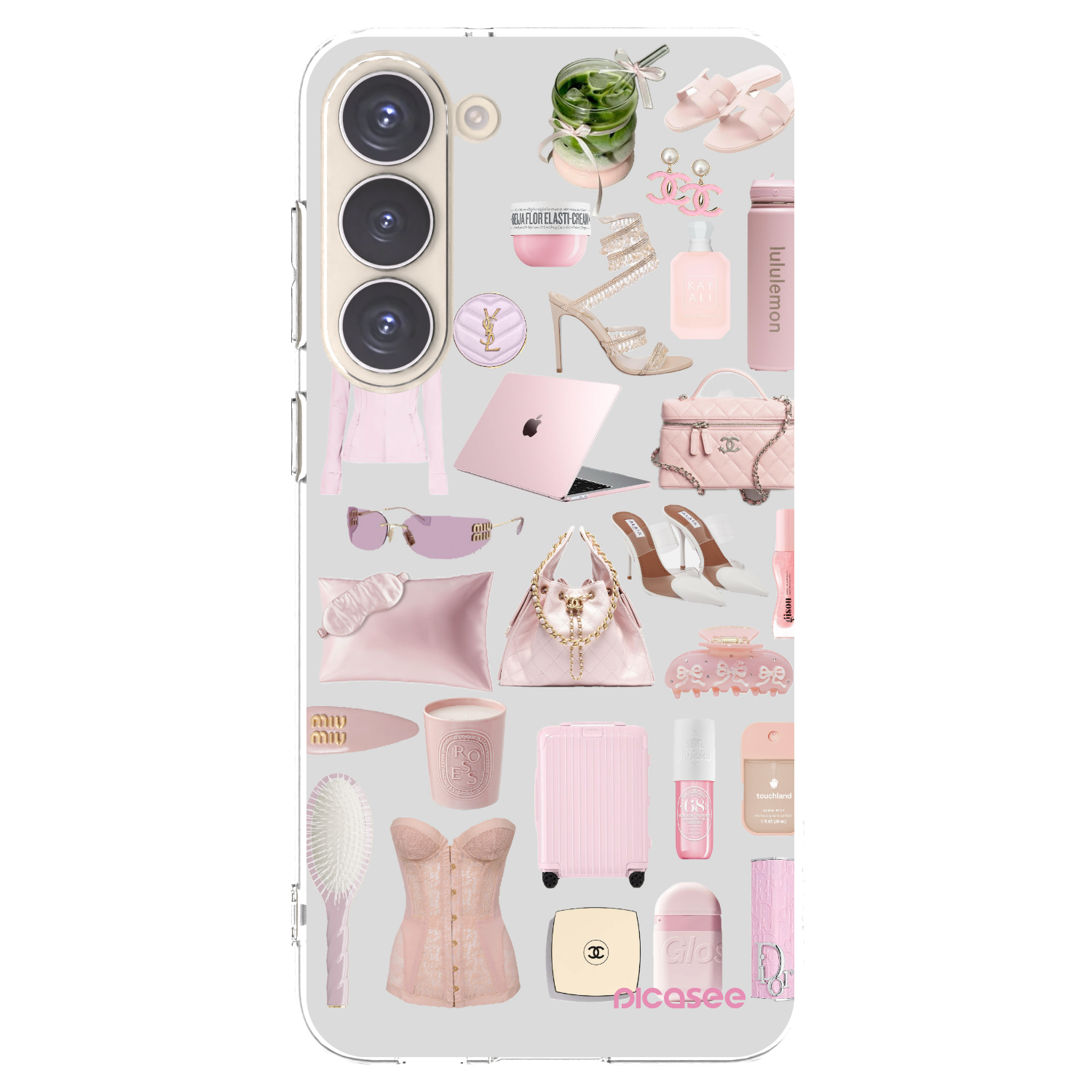 Picasee silikonowe przeźroczyste etui na Samsung Galaxy S23+ 5G - Glam Babe
