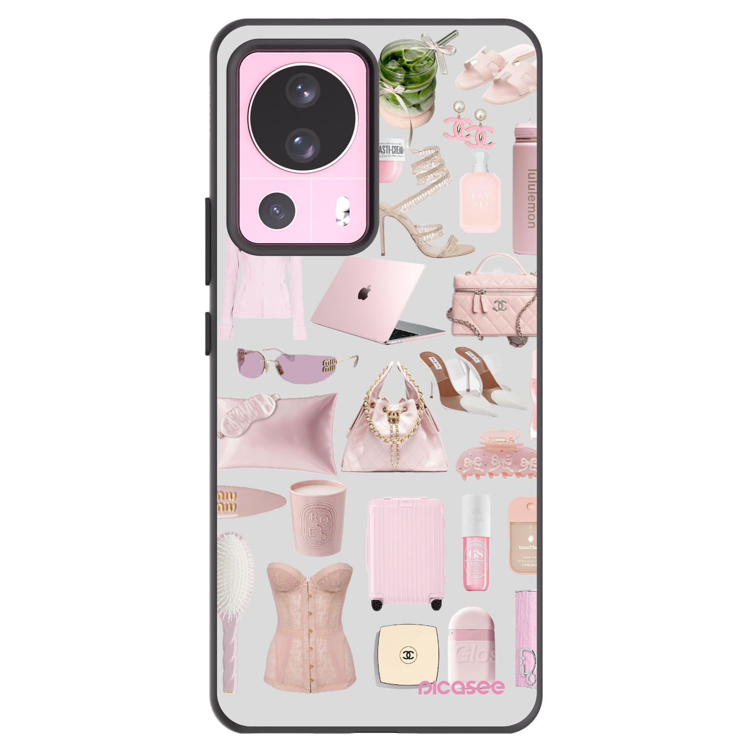 Picasee silikonowe czarne etui na Xiaomi 13 Lite - Glam Babe