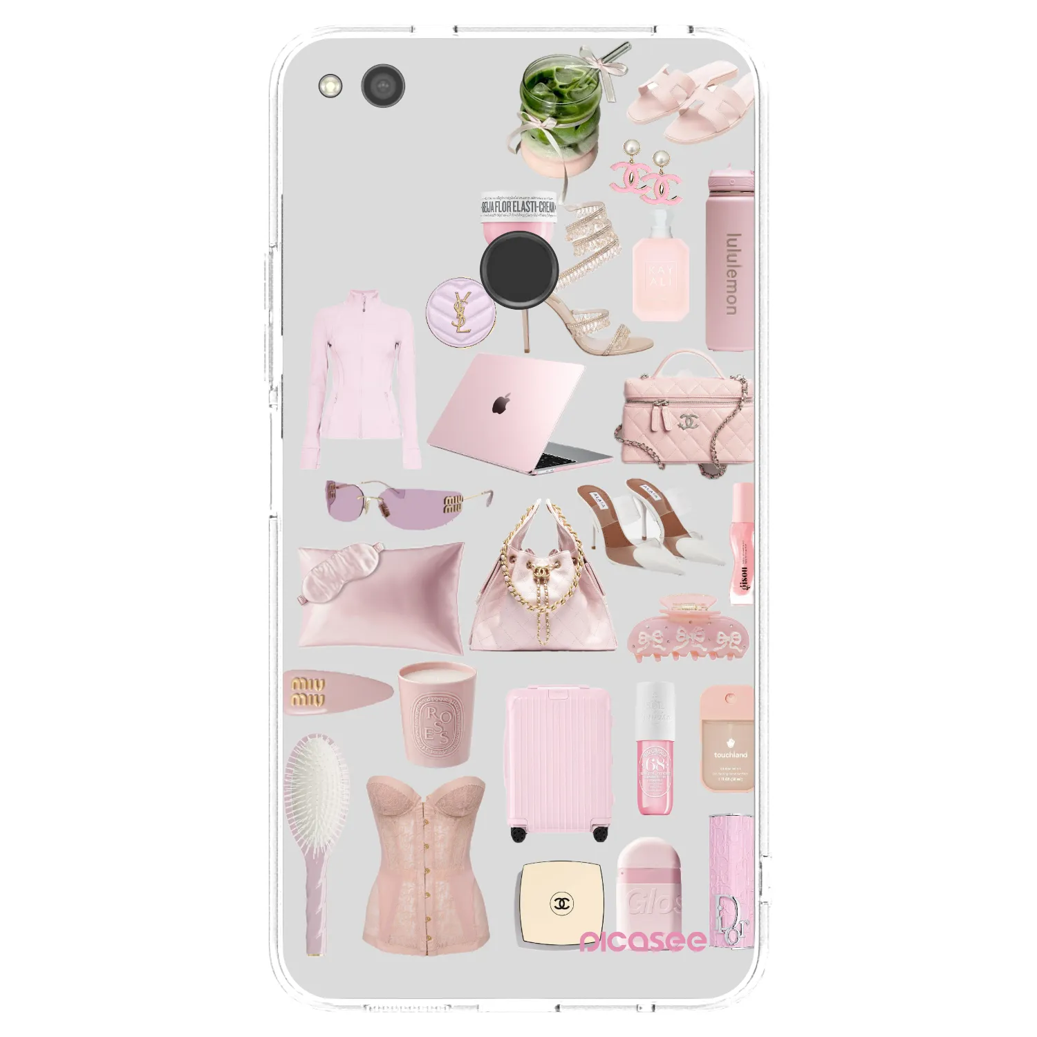 Picasee silikonowe przeźroczyste etui na Huawei P9 Lite 2017 - Glam Babe