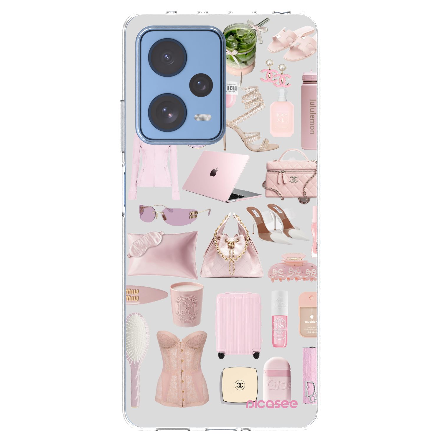 Picasee silikonowe przeźroczyste etui na Xiaomi Redmi Note 12 Pro 5G - Glam Babe
