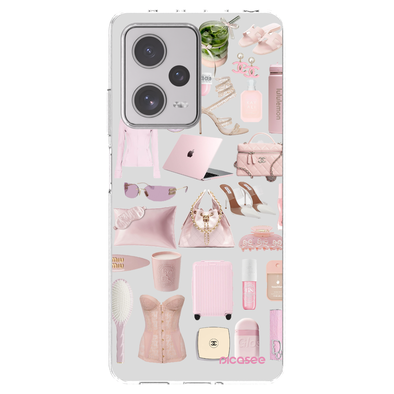 Picasee silikonowe przeźroczyste etui na Xiaomi Redmi Note 12 Pro+ 5G - Glam Babe