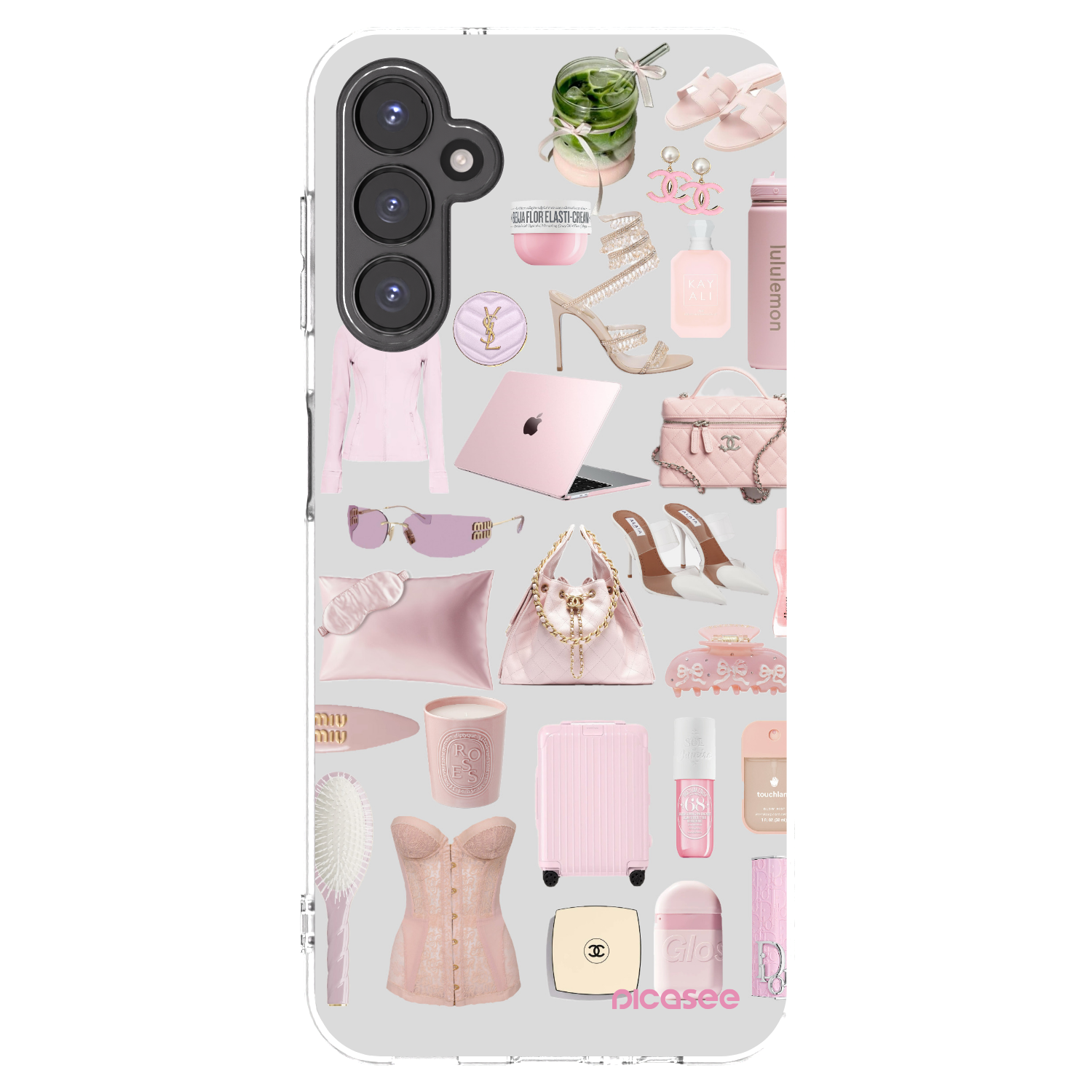 Picasee silikonowe przeźroczyste etui na Samsung Galaxy A14 4G A145R - Glam Babe