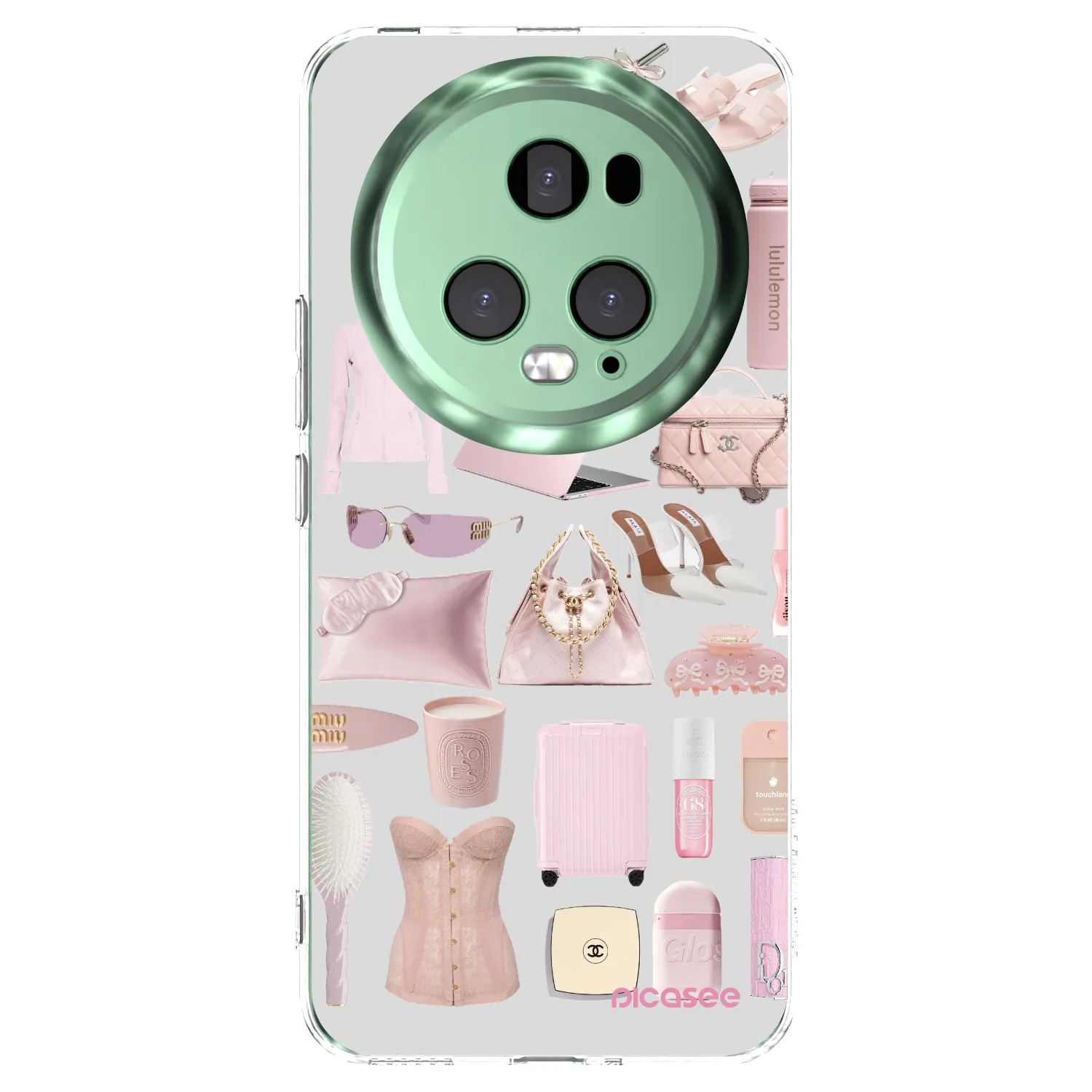 Picasee silikonowe przeźroczyste etui na Honor Magic5 Pro - Glam Babe