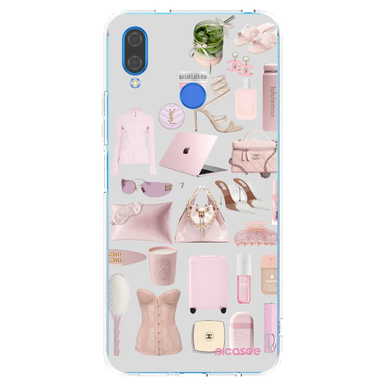 Picasee silikonowe przeźroczyste etui na Huawei Nova 3 - Glam Babe