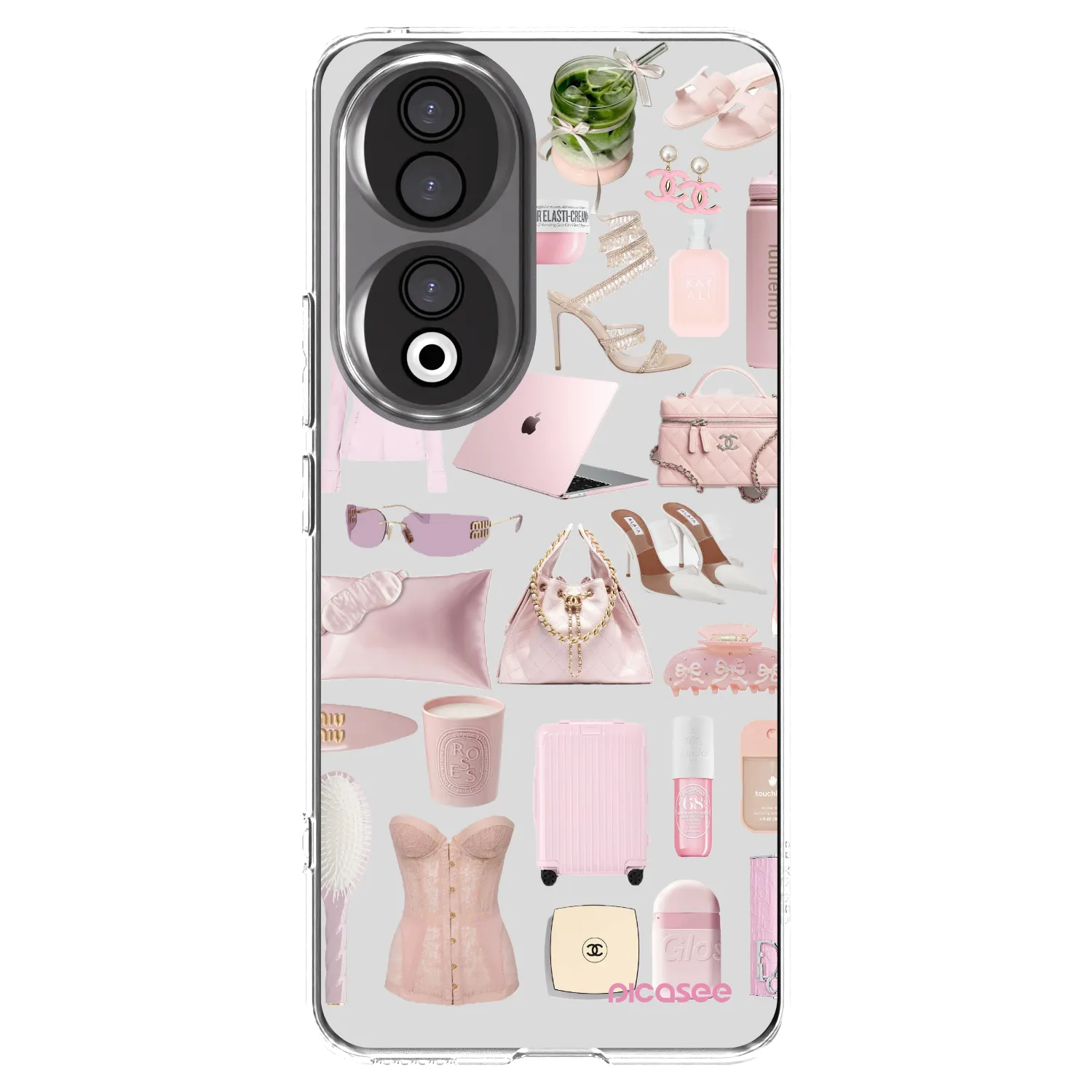 Picasee silikonowe przeźroczyste etui na Honor 90 5G - Glam Babe