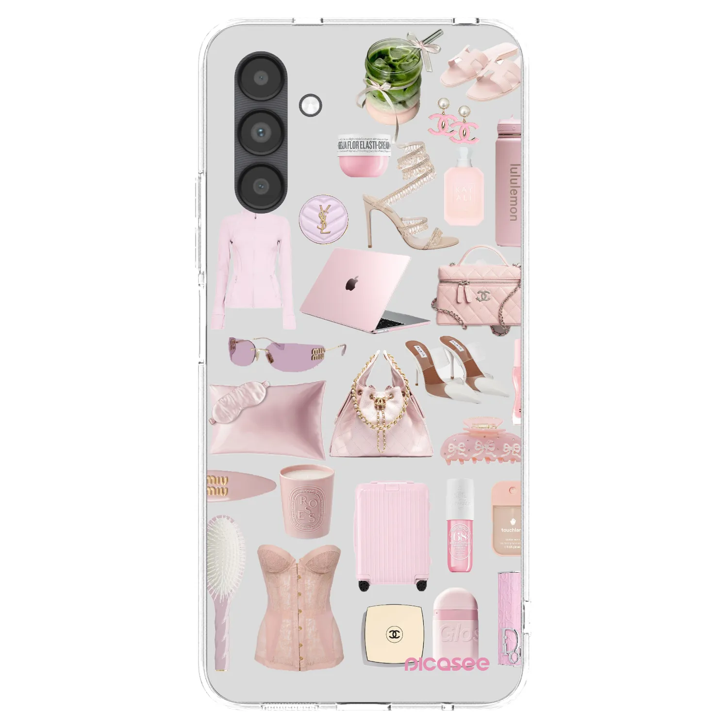 Picasee silikonowe przeźroczyste etui na Samsung Galaxy A04s A047F - Glam Babe