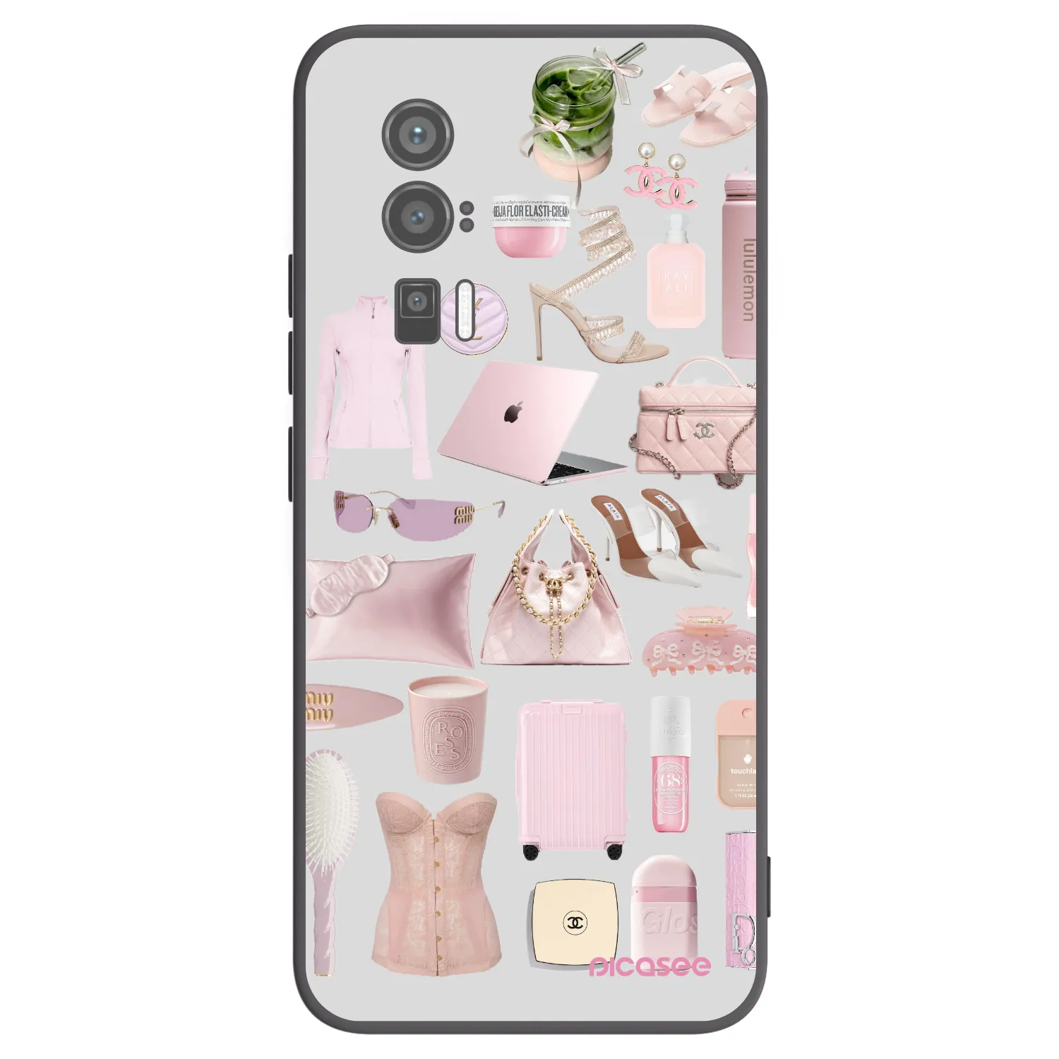 Picasee silikonowe czarne etui na Xiaomi Poco F5 Pro 5G - Glam Babe