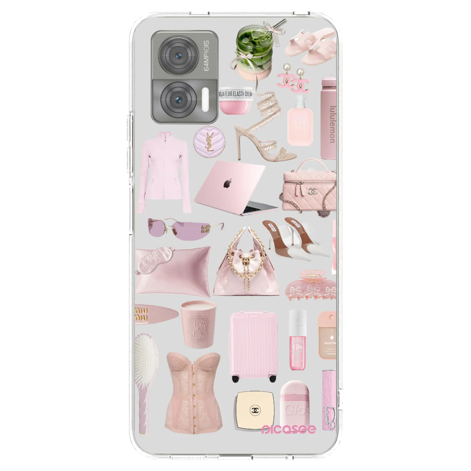 Picasee silikonowe przeźroczyste etui na Motorola Edge 30 Neo - Glam Babe