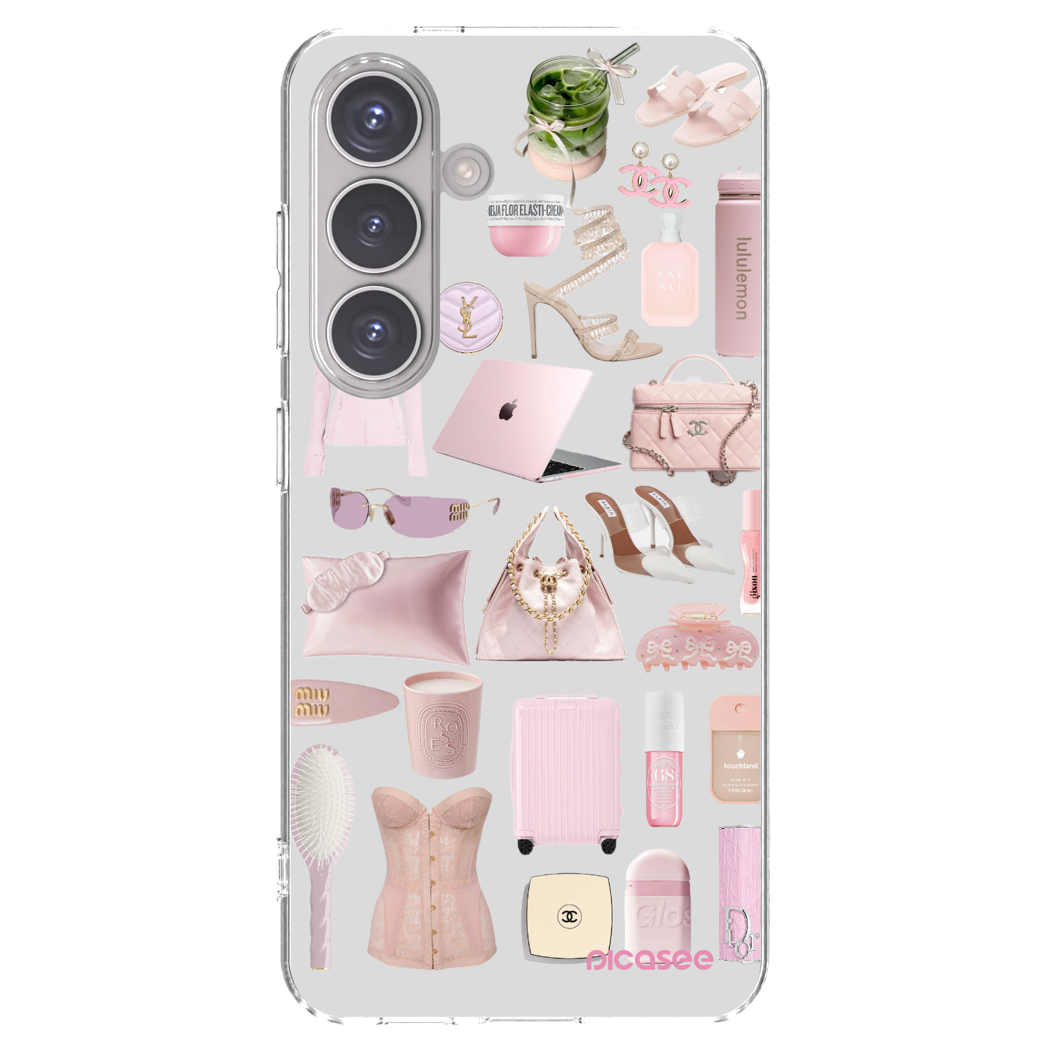 Picasee silikonowe przeźroczyste etui na Samsung Galaxy S24 S921B 5G - Glam Babe
