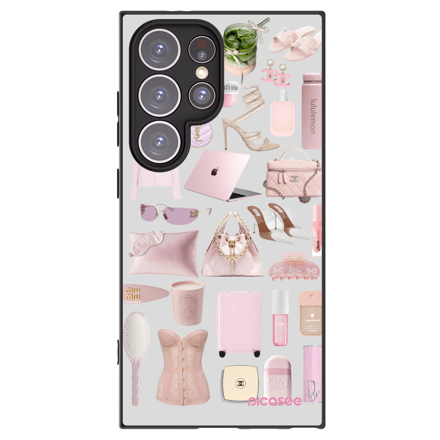 Picasee silikonowe czarne etui na Samsung Galaxy S24 Ultra S928B 5G - Glam Babe