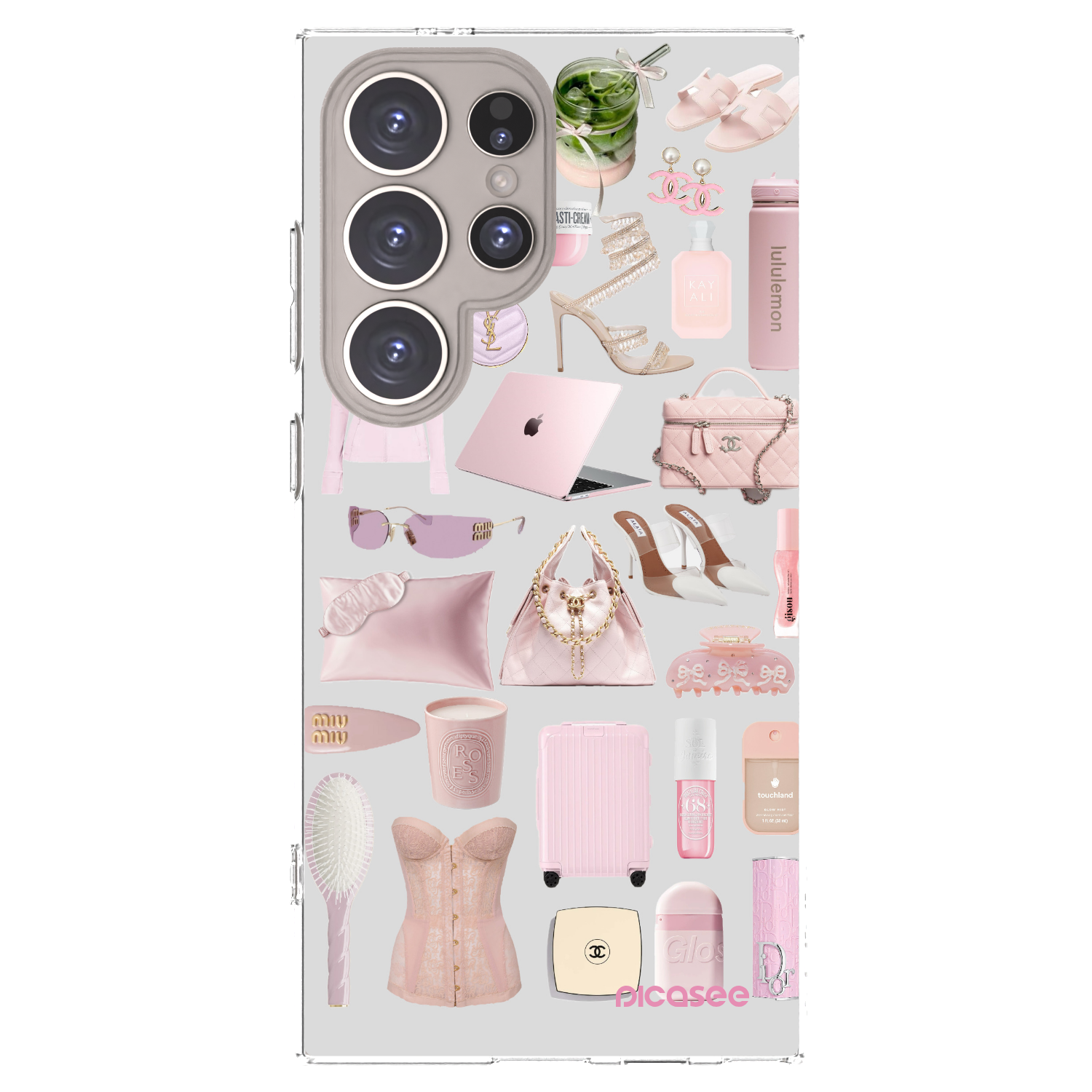 Picasee silikonowe przeźroczyste etui na Samsung Galaxy S24 Ultra S928B 5G - Glam Babe