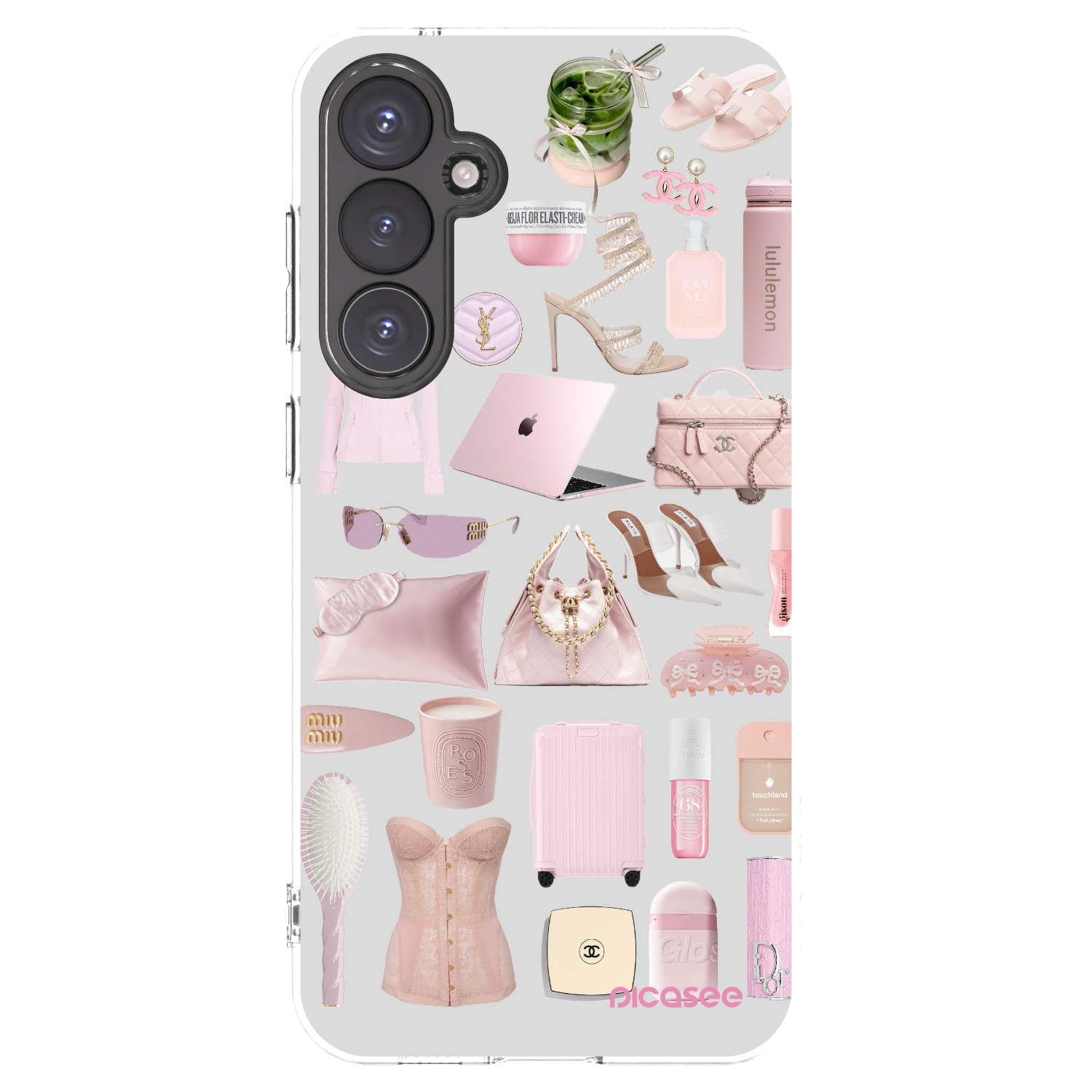 Picasee silikonowe przeźroczyste etui na Samsung Galaxy S23 FE S711B - Glam Babe