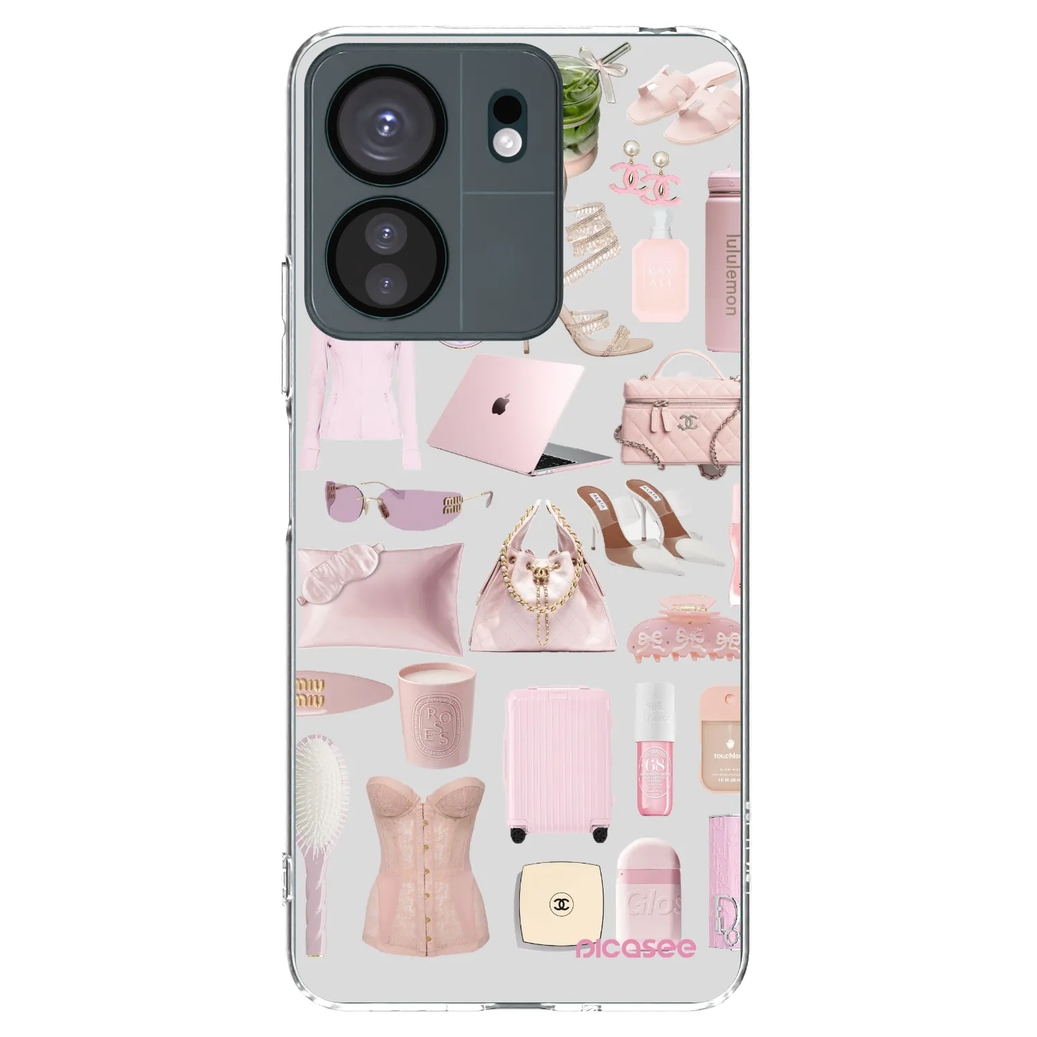 Picasee silikonowe przeźroczyste etui na Xiaomi Redmi 13C 4G - Glam Babe