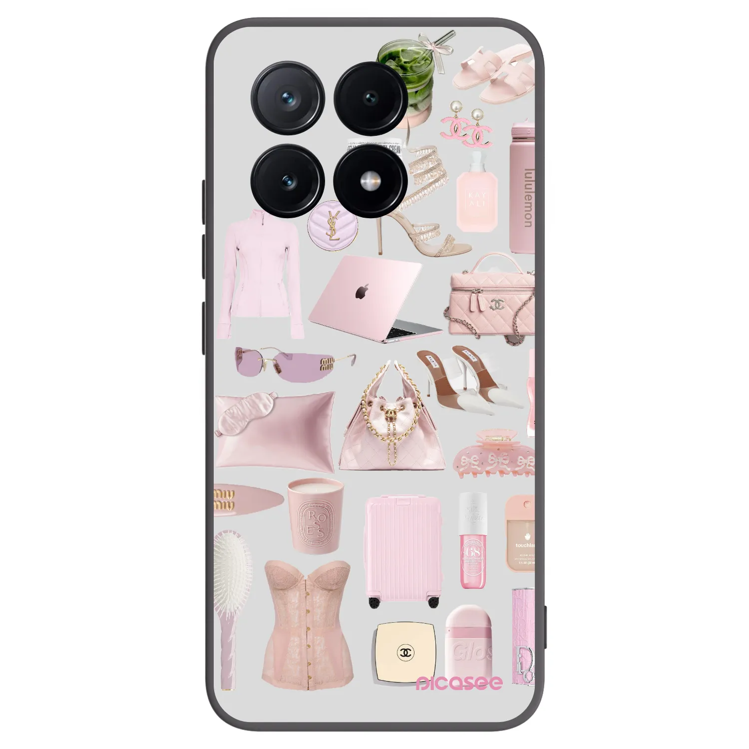 Picasee silikonowe czarne etui na Xiaomi Poco X6 Pro - Glam Babe