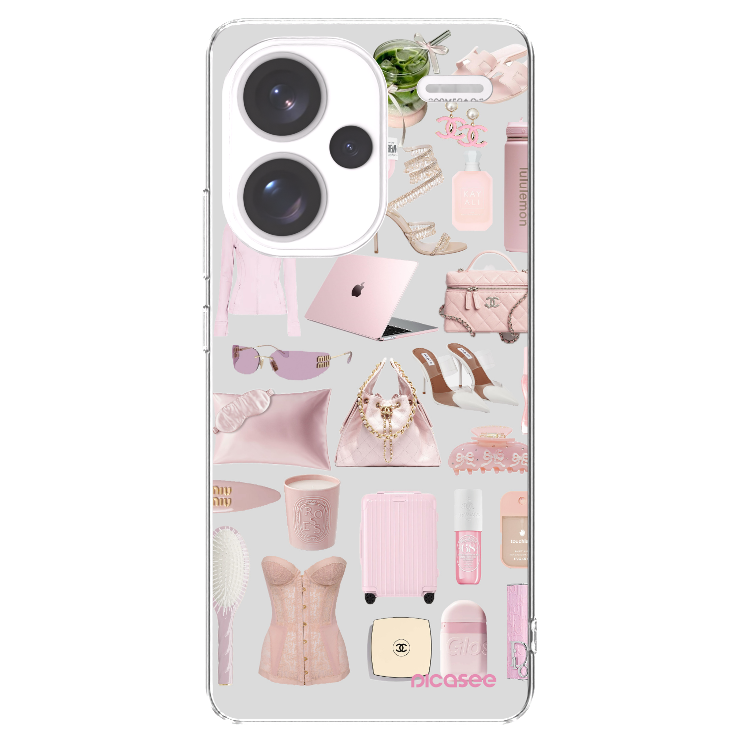 Picasee silikonowe przeźroczyste etui na Xiaomi Redmi Note 13 Pro+ 5G - Glam Babe