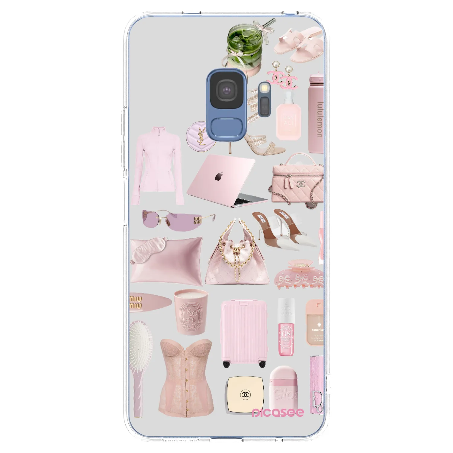 Picasee silikonowe przeźroczyste etui na Samsung Galaxy S9 G960F - Glam Babe