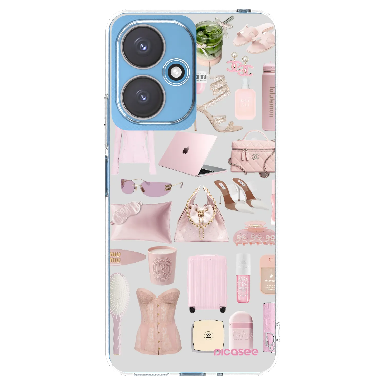 Picasee silikonowe przeźroczyste etui na Xiaomi Redmi 13C 5G - Glam Babe