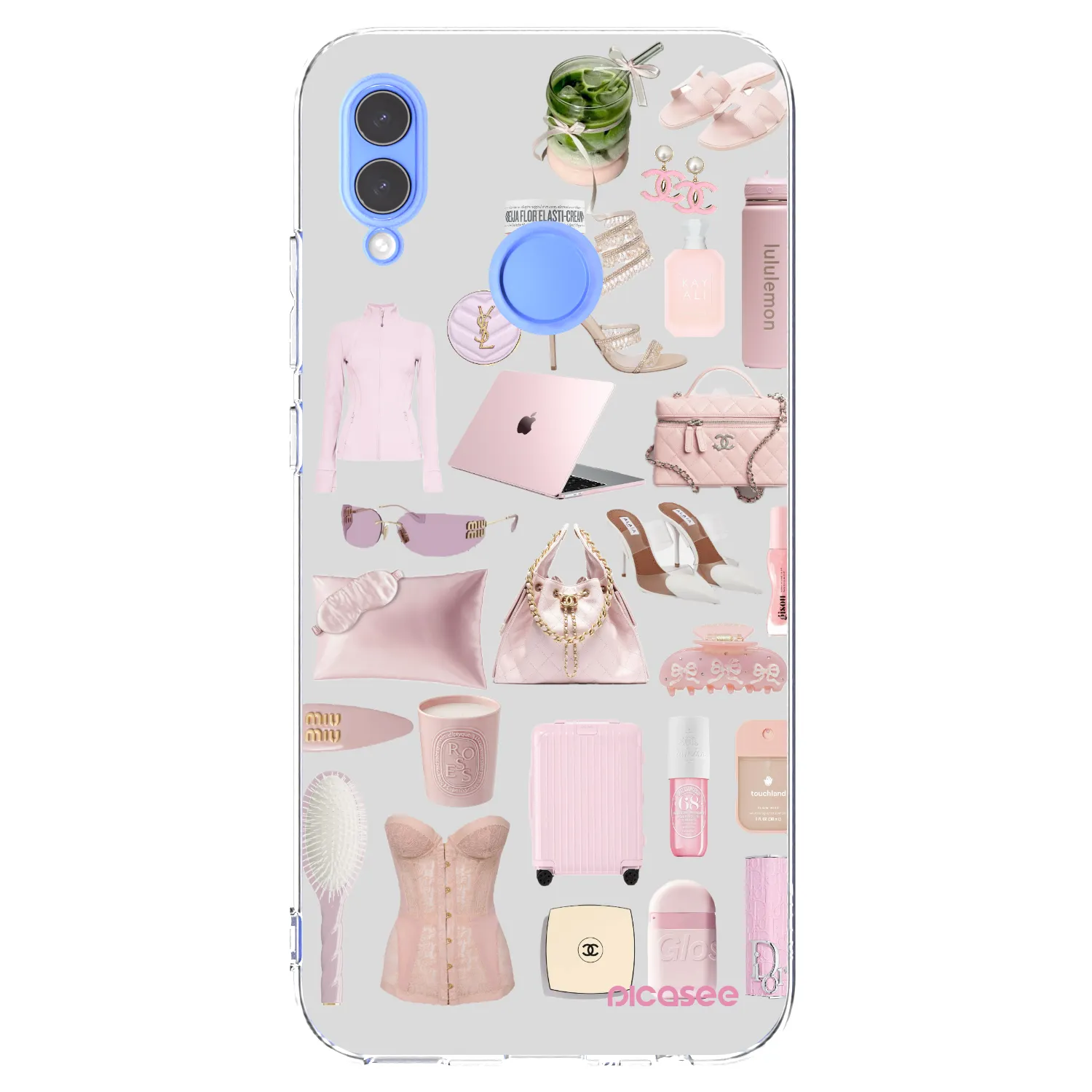 Picasee silikonowe przeźroczyste etui na Huawei P Smart 2019 - Glam Babe