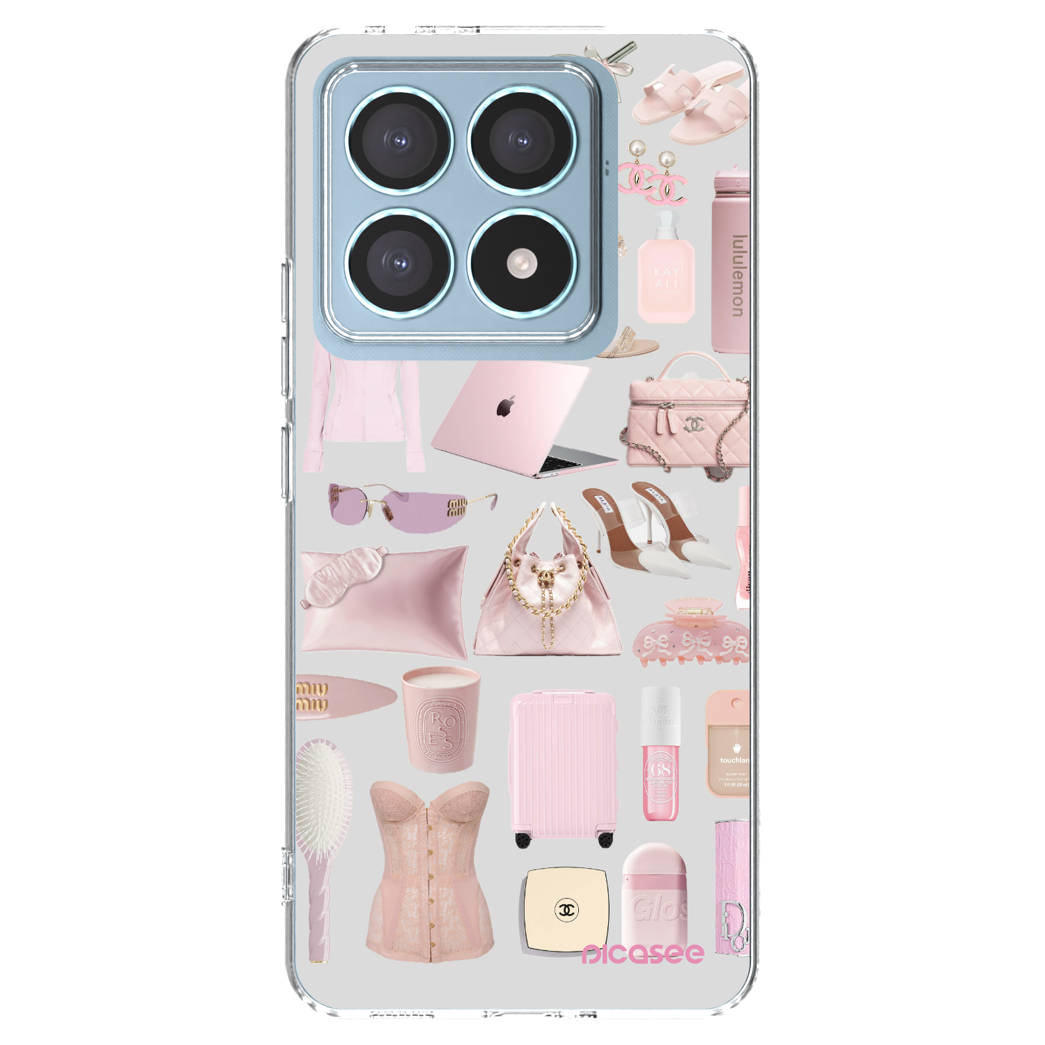 Picasee silikonowe przeźroczyste etui na Xiaomi 14T Pro - Glam Babe
