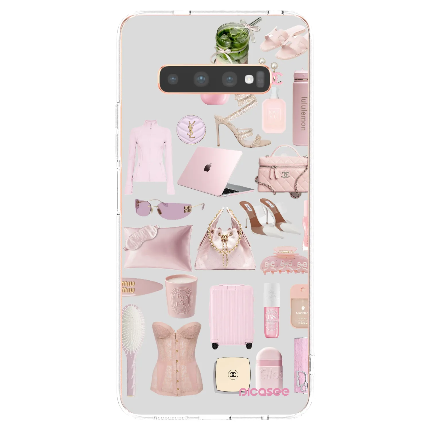 Picasee silikonowe przeźroczyste etui na Samsung Galaxy S10 Plus G975 - Glam Babe