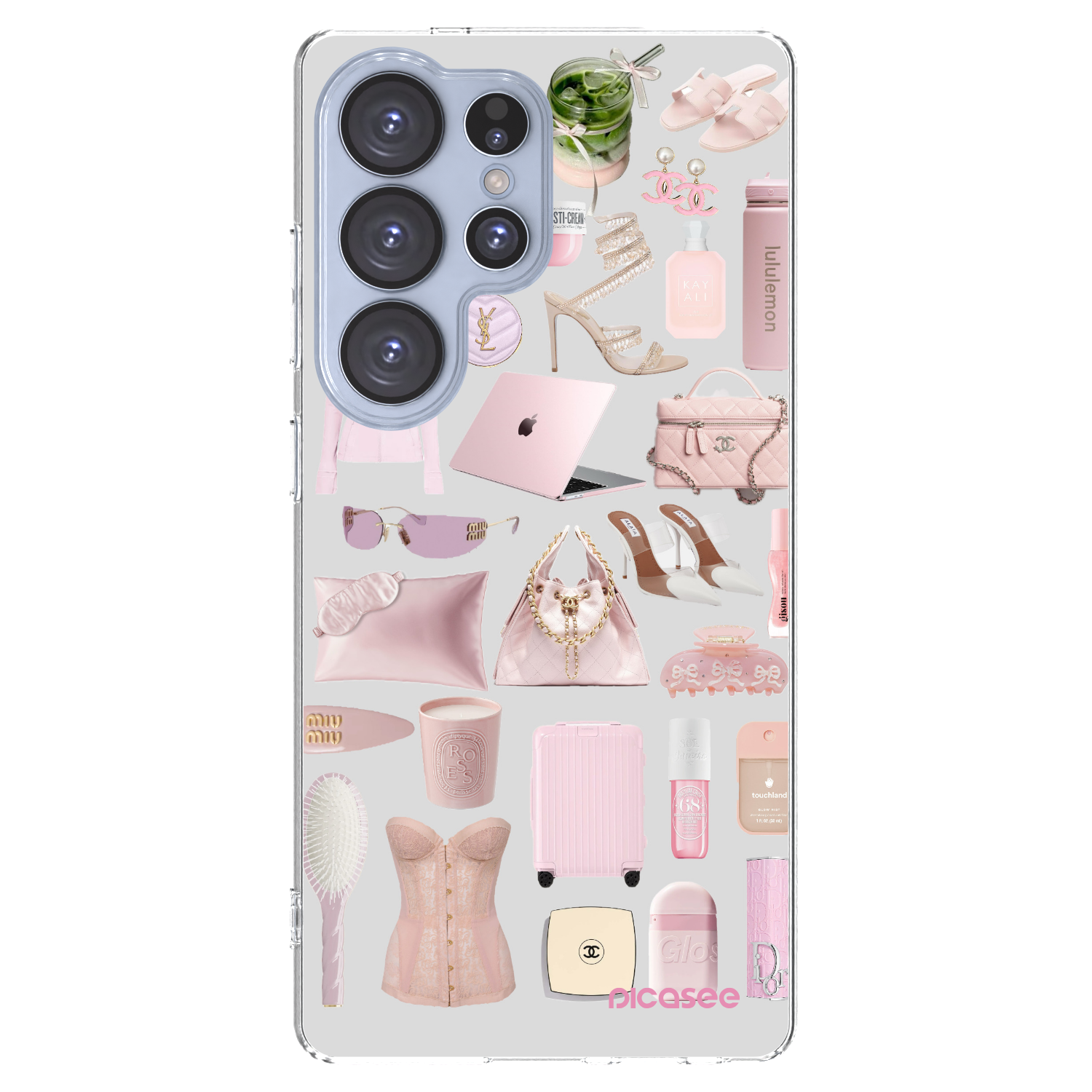 Picasee silikonowe przeźroczyste etui na Samsung Galaxy S25 Ultra 5G - Glam Babe