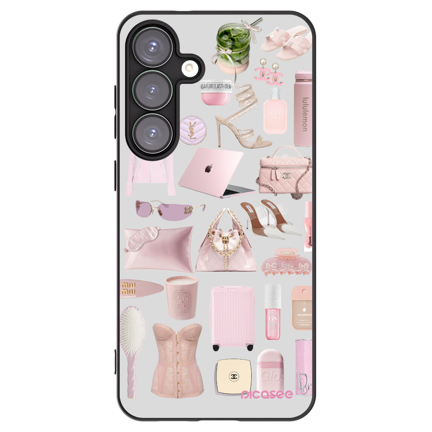 Picasee silikonowe czarne etui na Samsung Galaxy S25+ 5G - Glam Babe