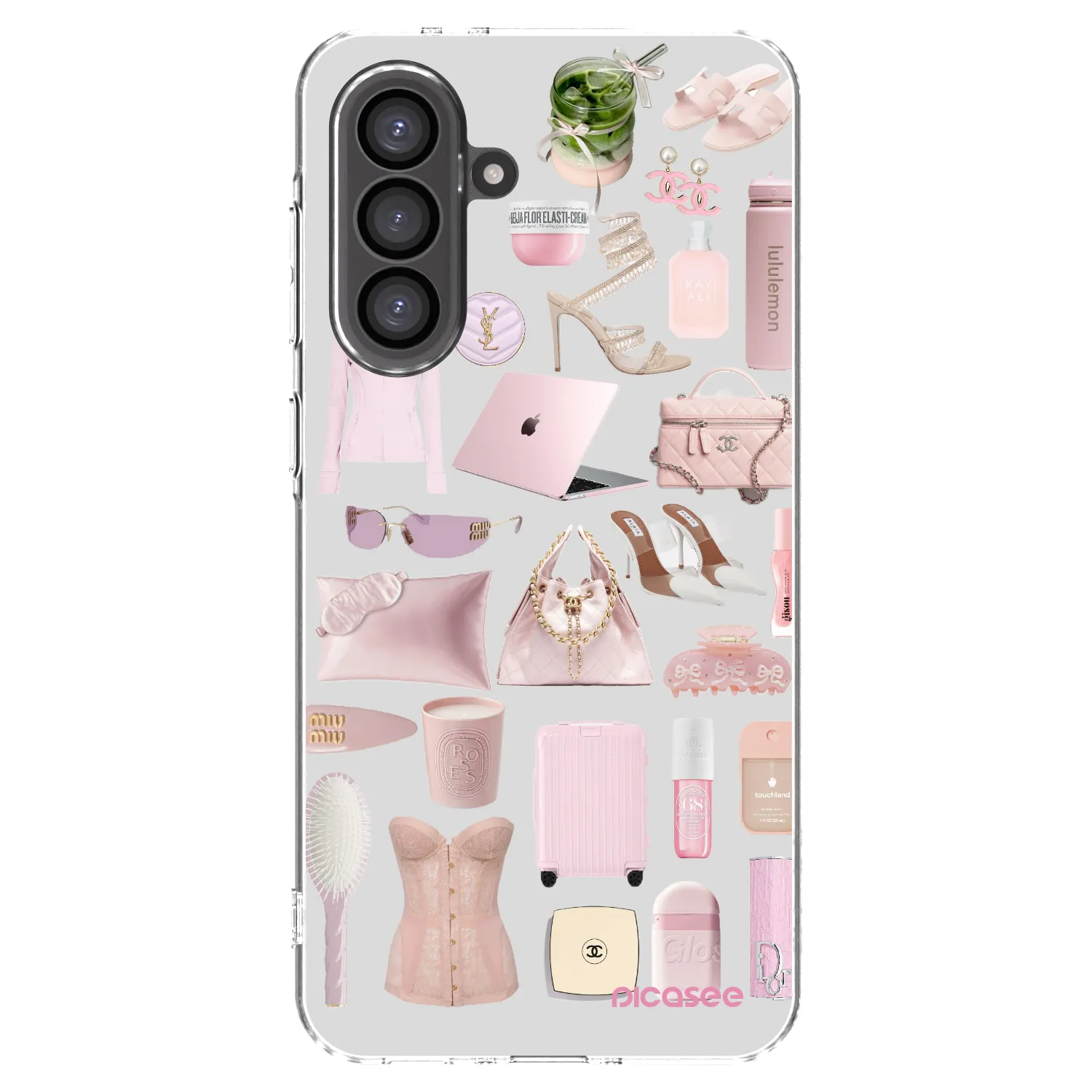 Picasee silikonowe przeźroczyste etui na Samsung Galaxy A56 5G A566B - Glam Babe