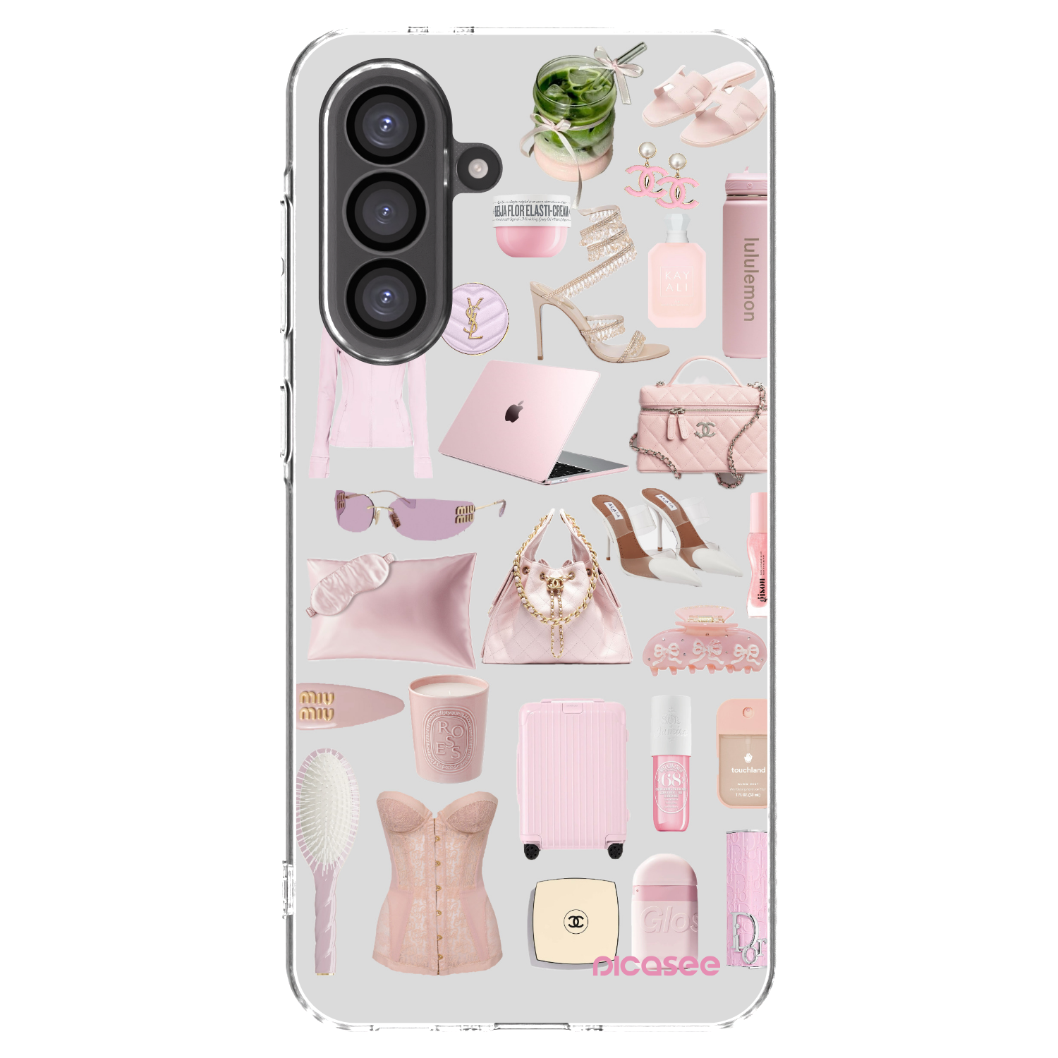 Picasee silikonowe przeźroczyste etui na Samsung Galaxy A36 5G - Glam Babe