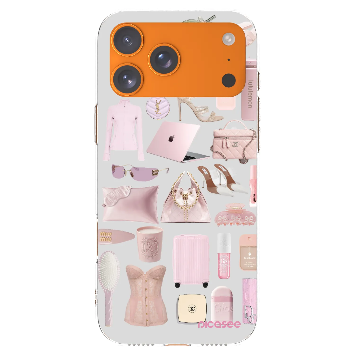 Picasee silikonowe przeźroczyste etui na Apple iPhone 17 Pro Max - Glam Babe
