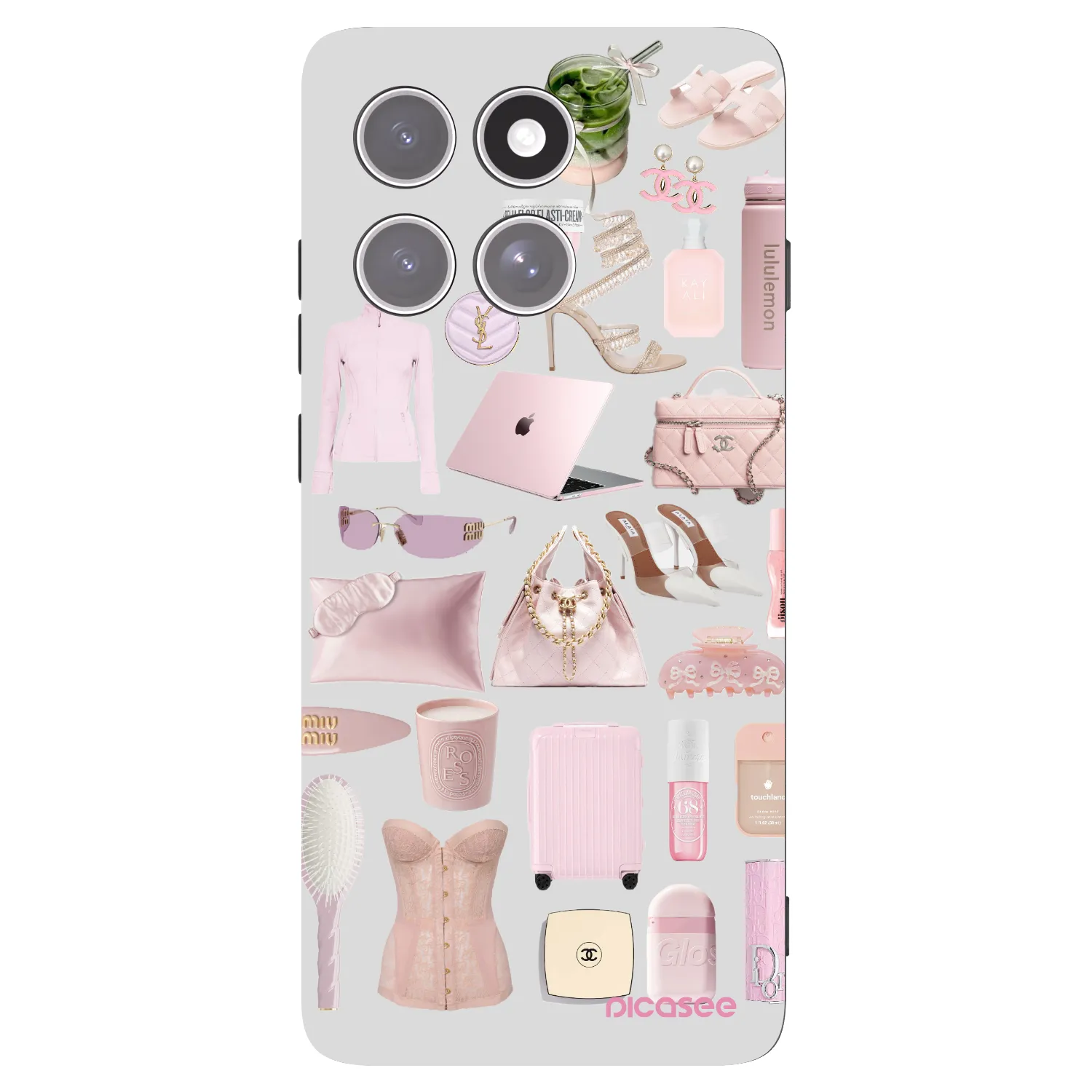 Picasee silikonowe czarne etui na Motorola Edge 60 Pro - Glam Babe