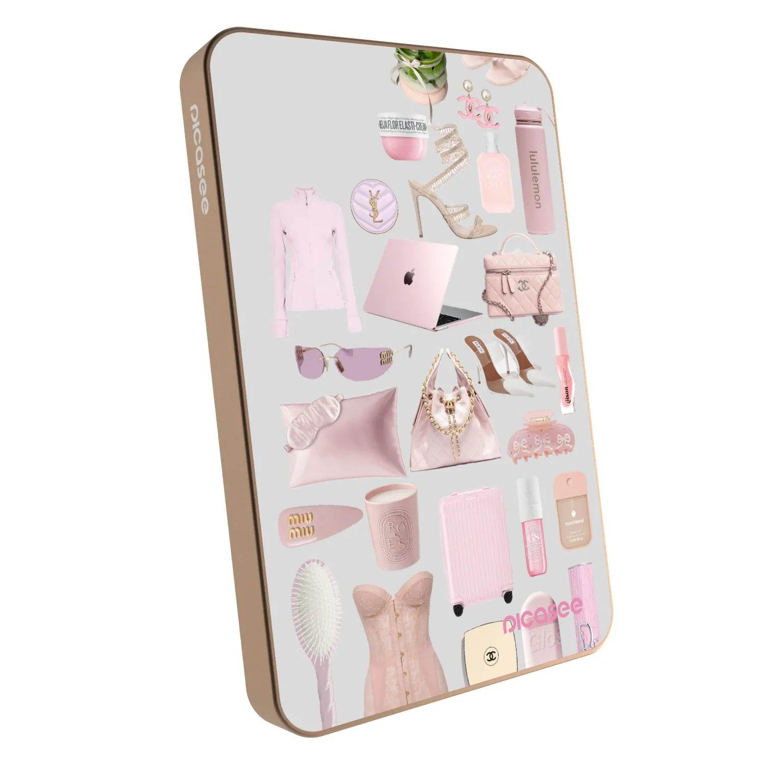 Picasee Powerbank z MagSafe 5 000 mAh Złoty - Glam Babe