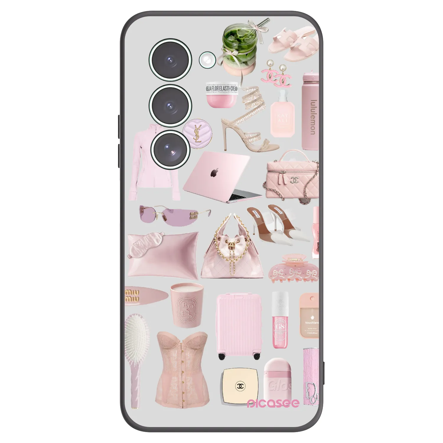 Picasee silikonowe czarne etui na Xiaomi Redmi 15 5G - Glam Babe