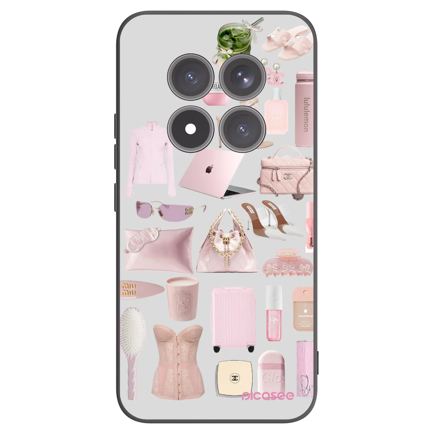 Picasee silikonowe czarne etui na Xiaomi Redmi Note 15 Pro+ - Glam Babe