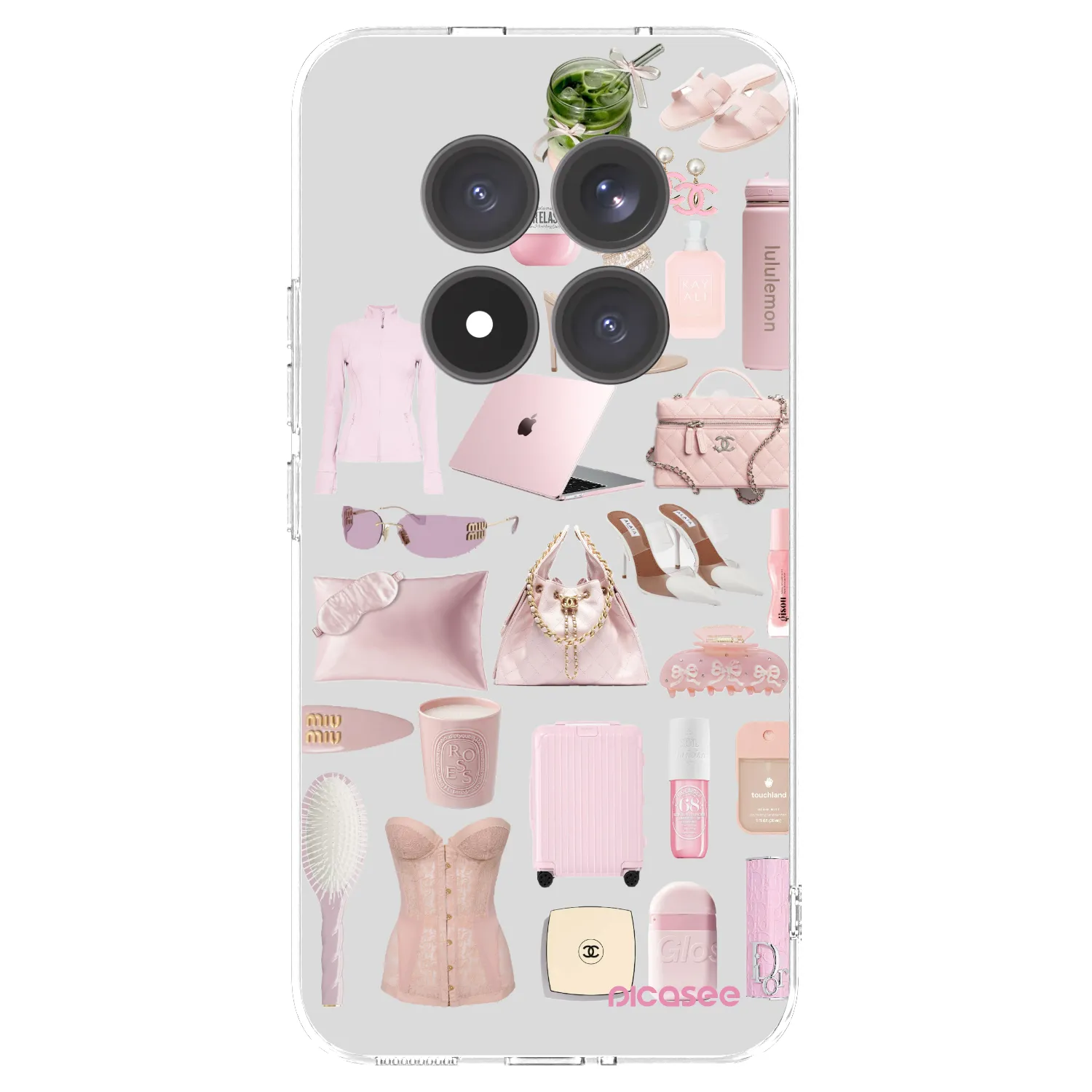 Picasee silikonowe przeźroczyste etui na Xiaomi Redmi Note 15 Pro+ - Glam Babe