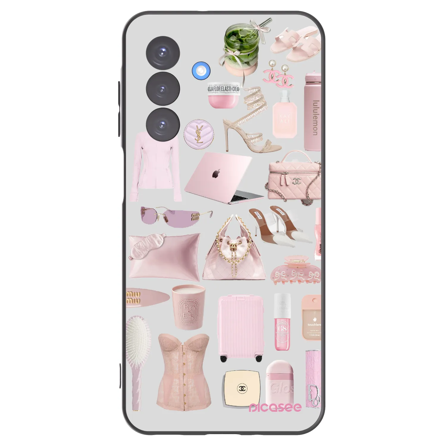 Picasee silikonowe czarne etui na Samsung Galaxy A17 5G - Glam Babe