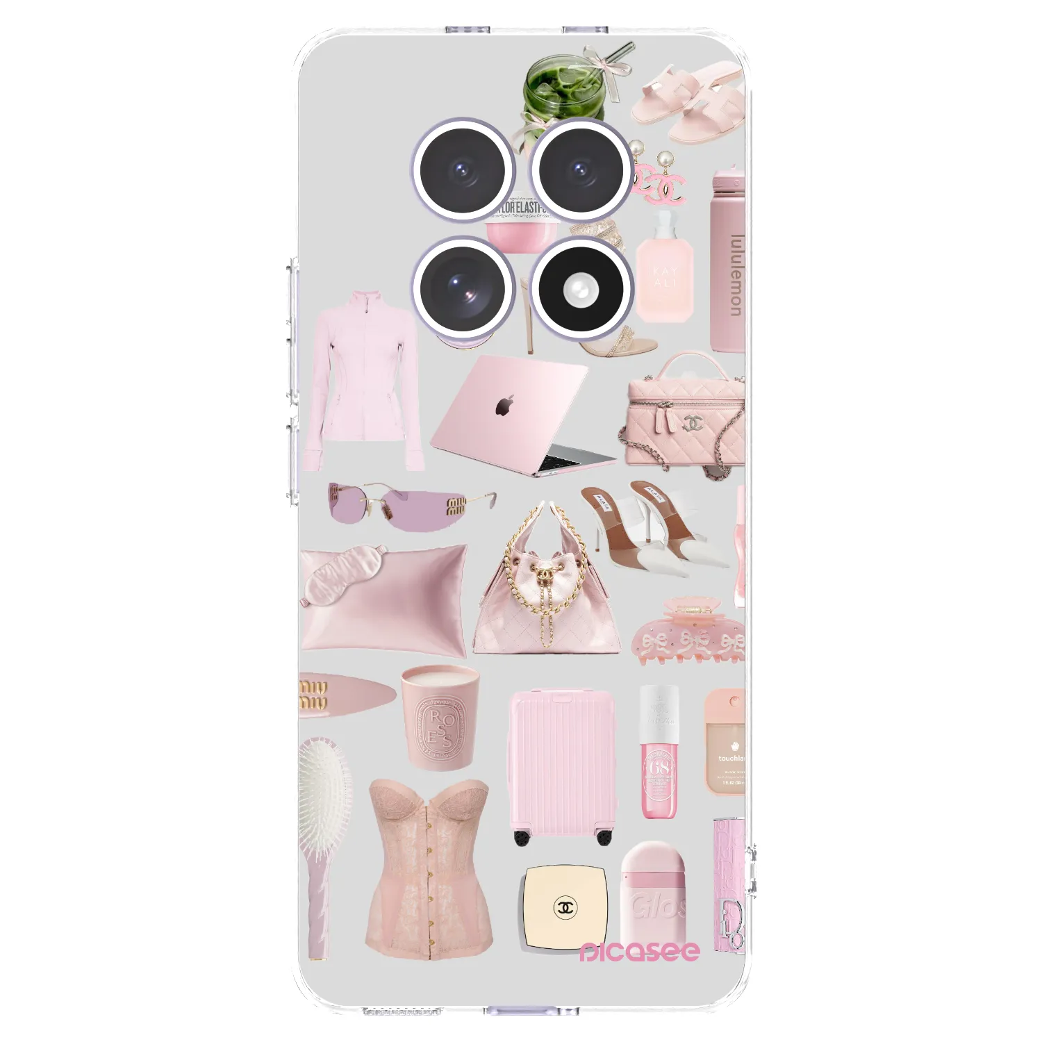 Picasee silikonowe przeźroczyste etui na Xiaomi Redmi Note 15 4G - Glam Babe