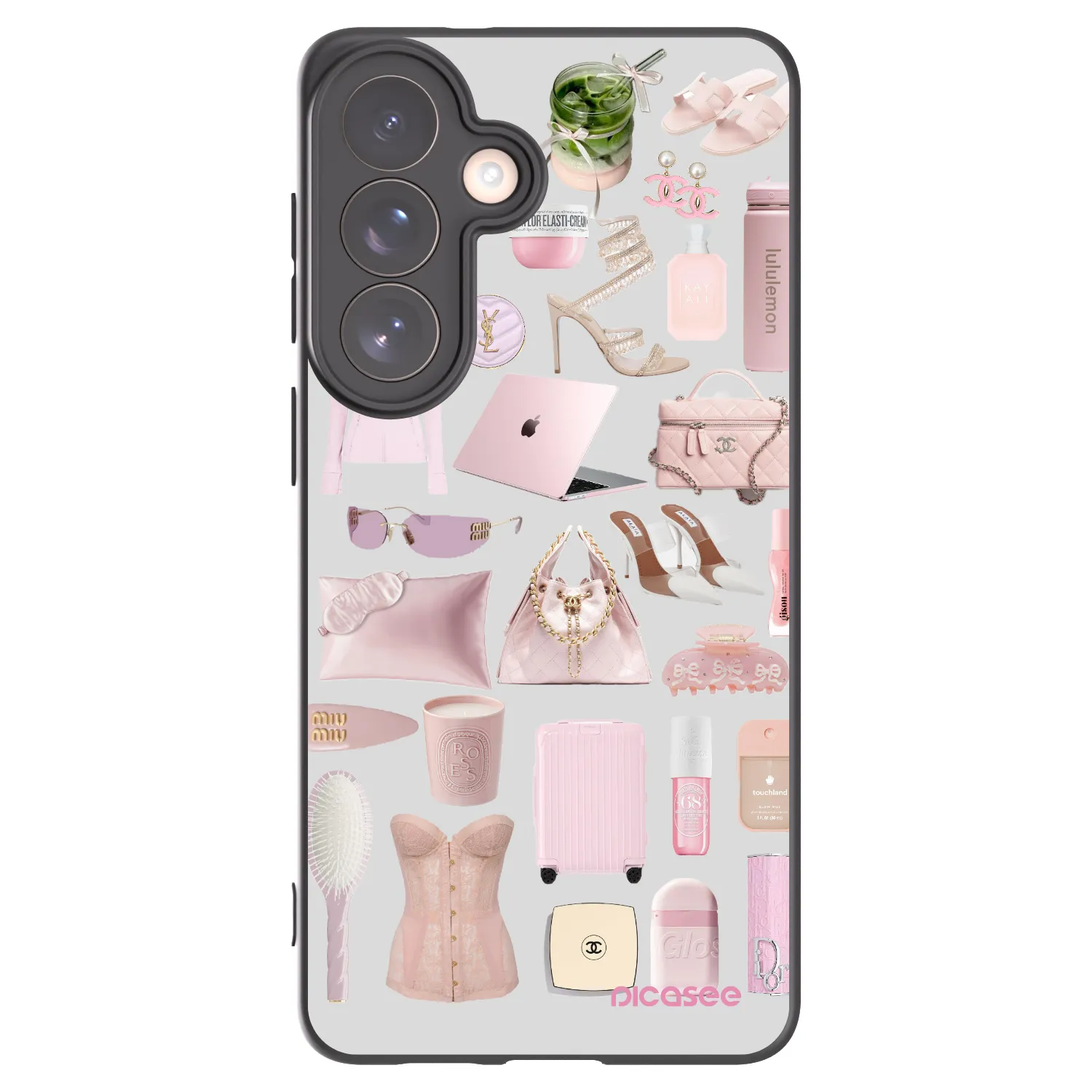 Picasee silikonowe czarne etui na Samsung Galaxy S26+ - Glam Babe