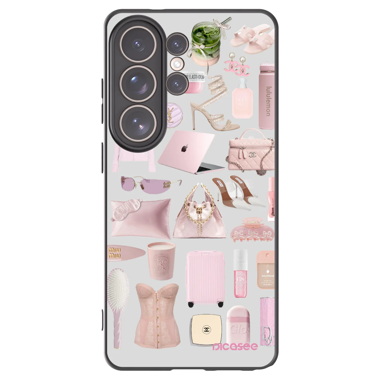 Picasee silikonowe czarne etui na Samsung Galaxy S26 Ultra - Glam Babe