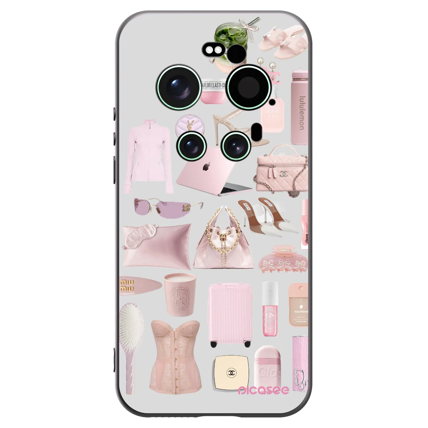 Picasee silikonowe czarne etui na Xiaomi 17 Ultra - Glam Babe