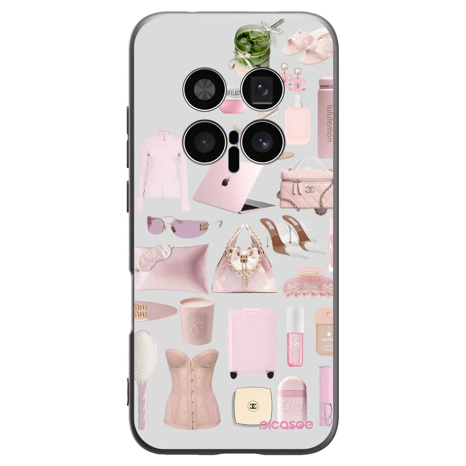 Picasee silikonowe czarne etui na Honor Magic8 Pro 5G - Glam Babe