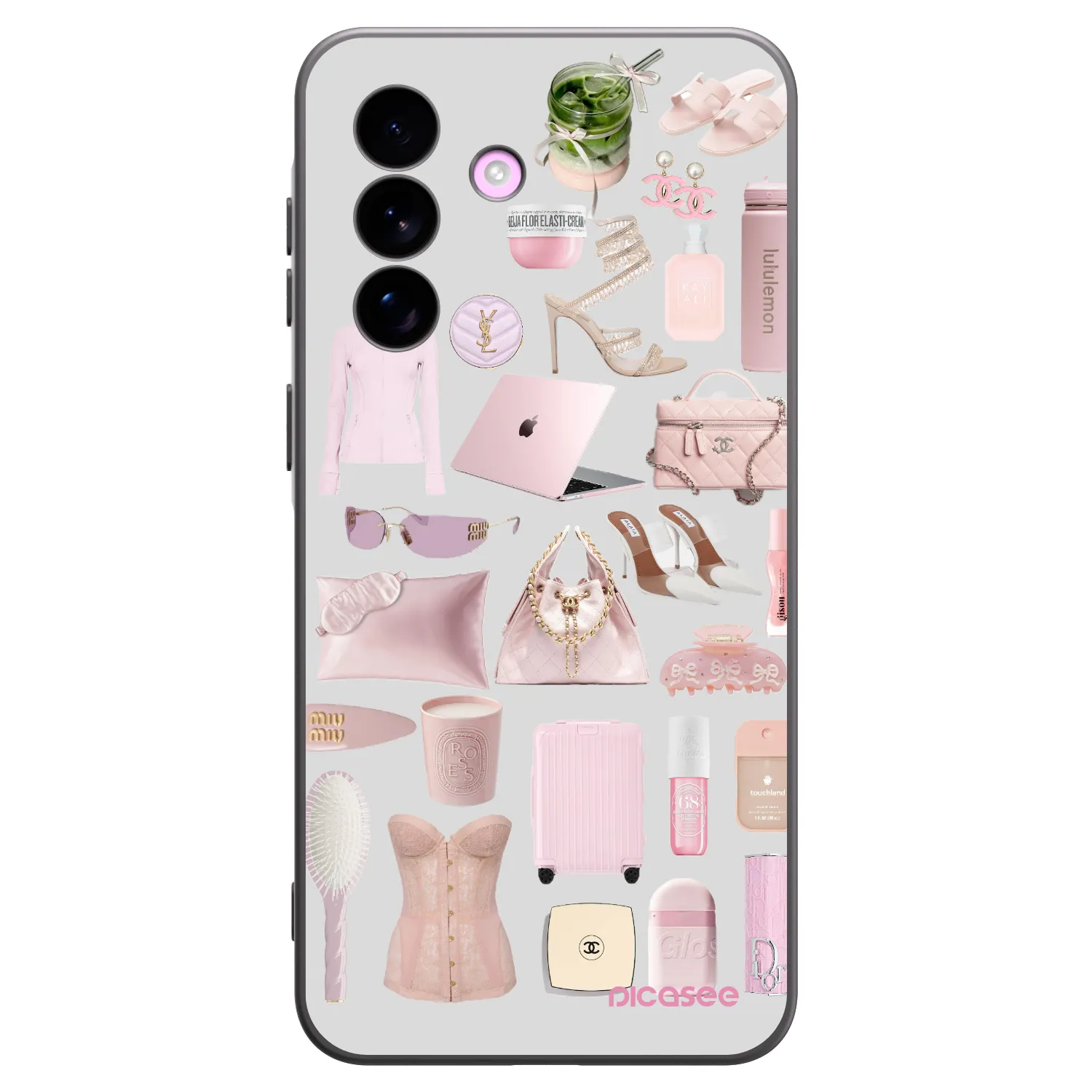 Picasee silikonowe czarne etui na Samsung Galaxy A57 5G - Glam Babe