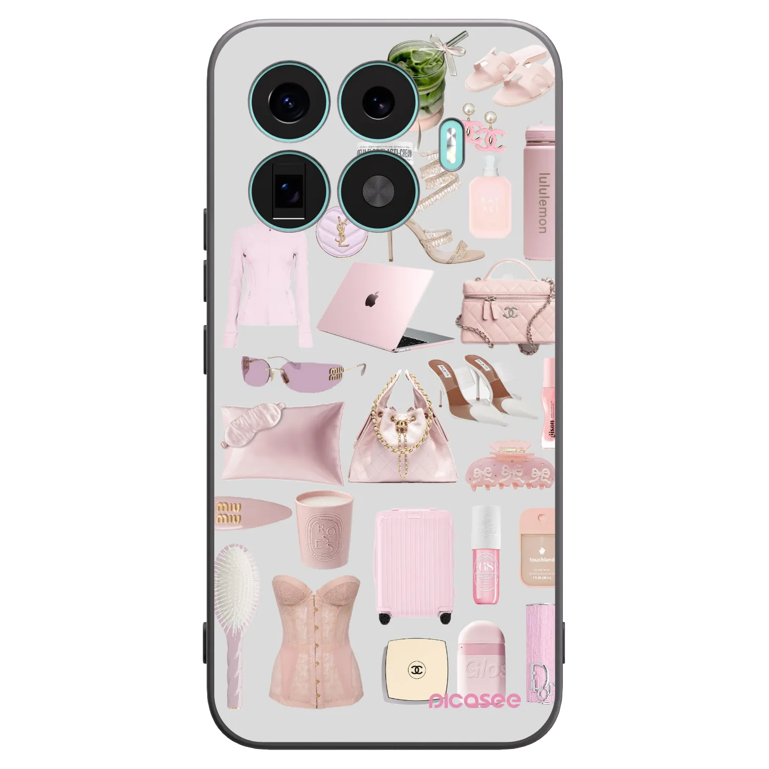 Picasee silikonowe czarne etui na Xiaomi 17T Pro - Glam Babe