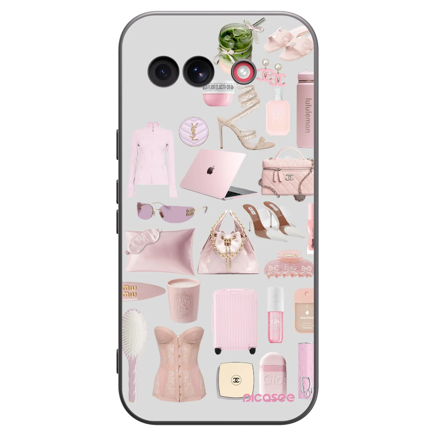 Picasee silikonowe czarne etui na Google Pixel 10a - Glam Babe