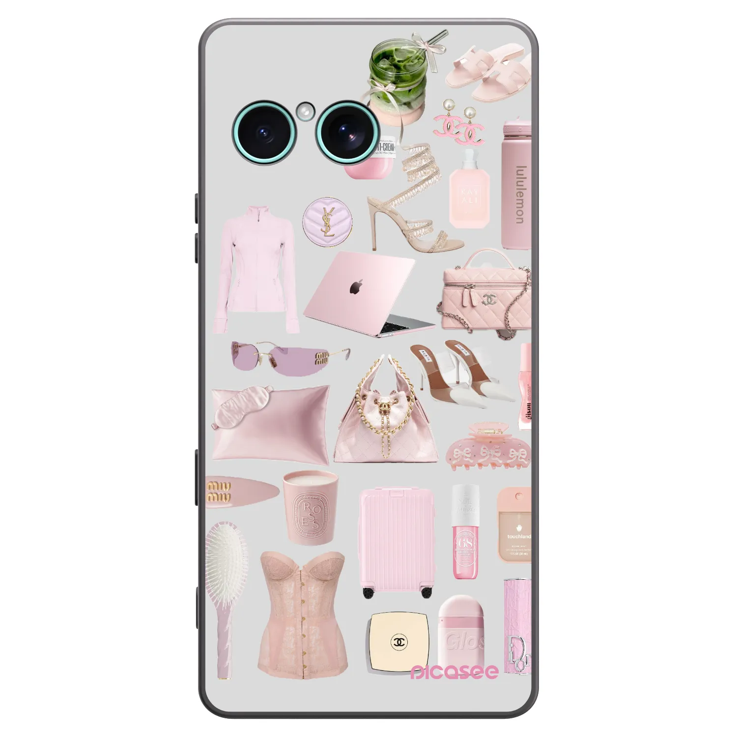 Picasee silikonowe czarne etui na Sony Xperia 10 VII - Glam Babe