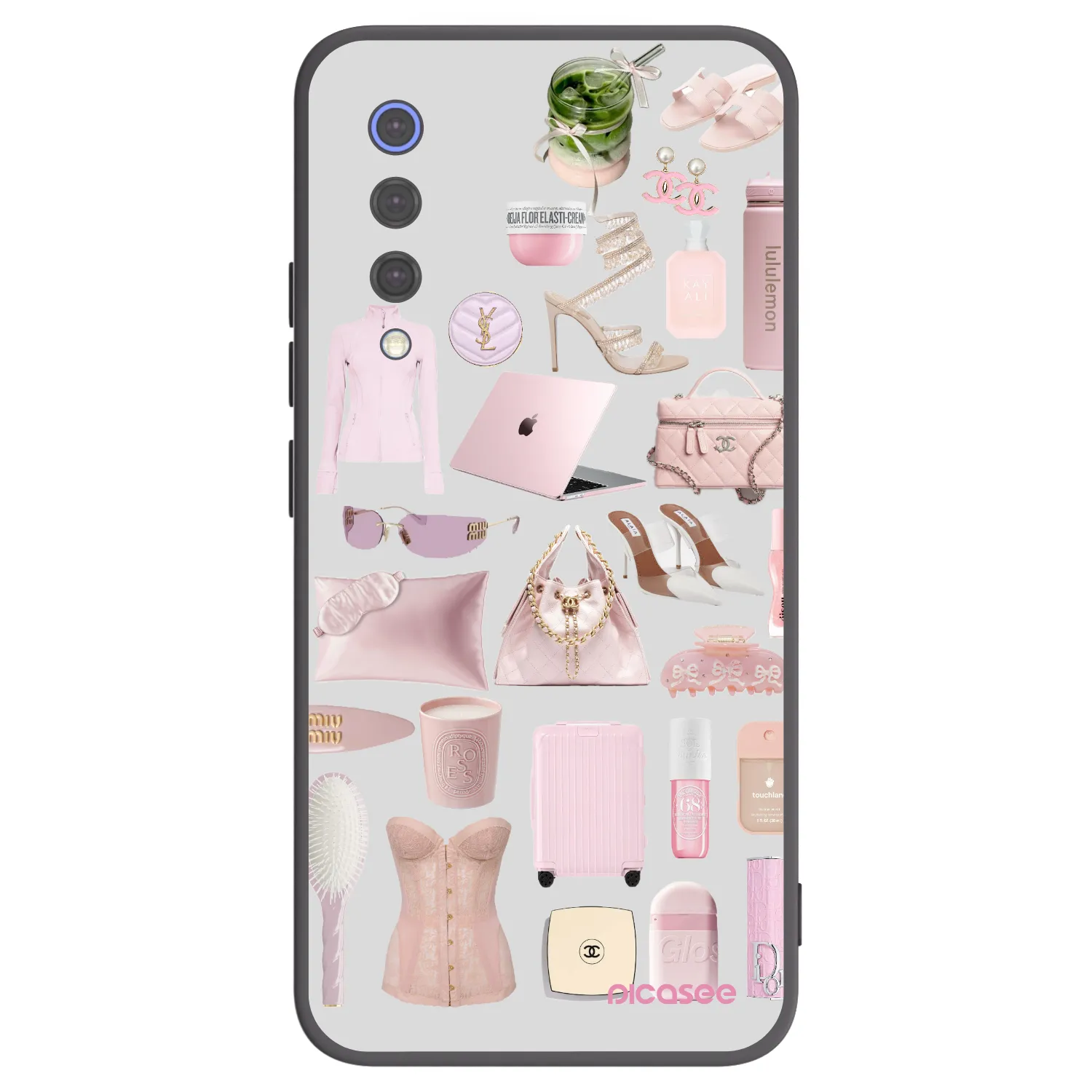 Picasee silikonowe czarne etui na Xiaomi Mi 9 SE - Glam Babe